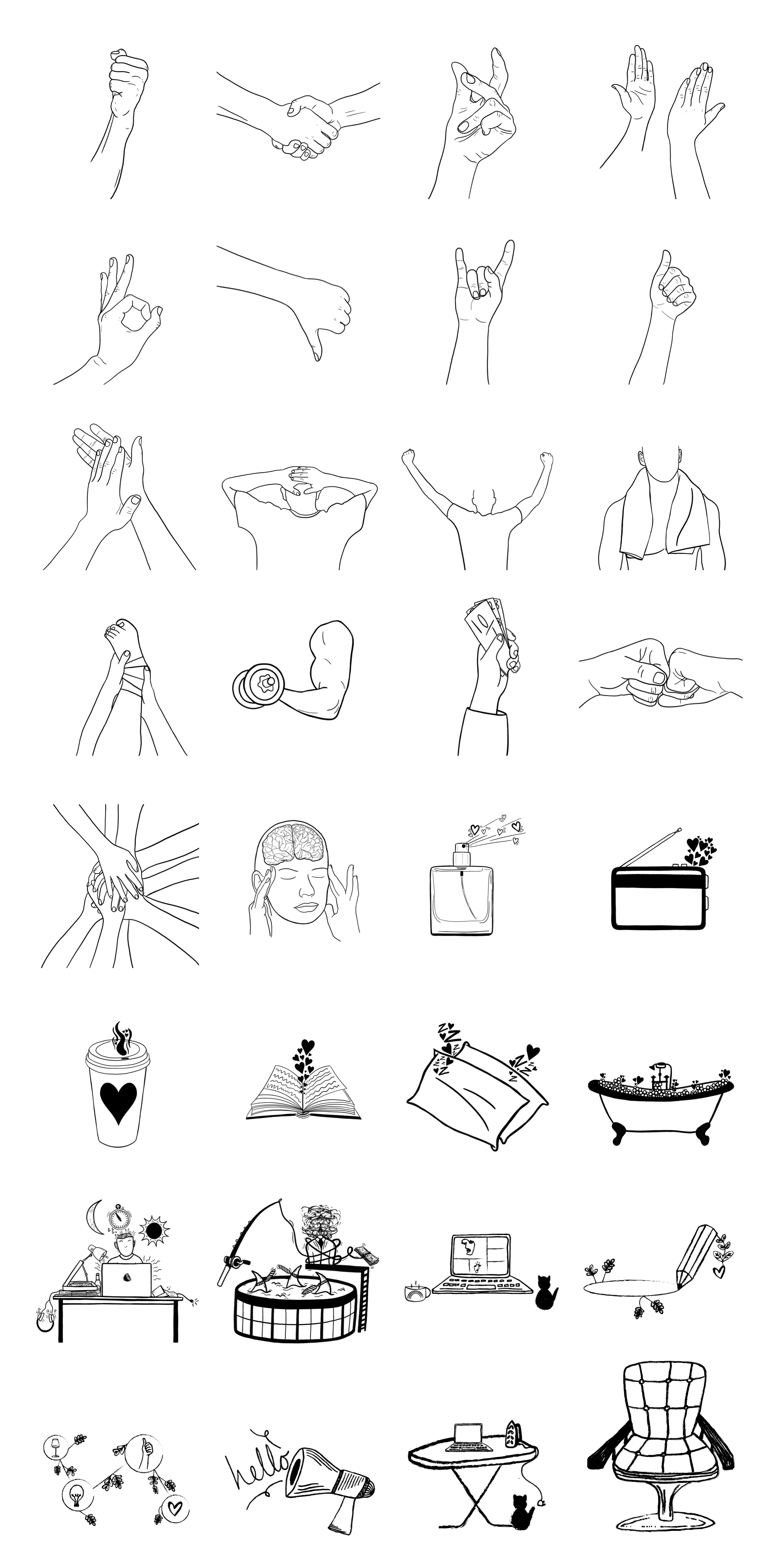 Skribbl Free Illustrations - 1