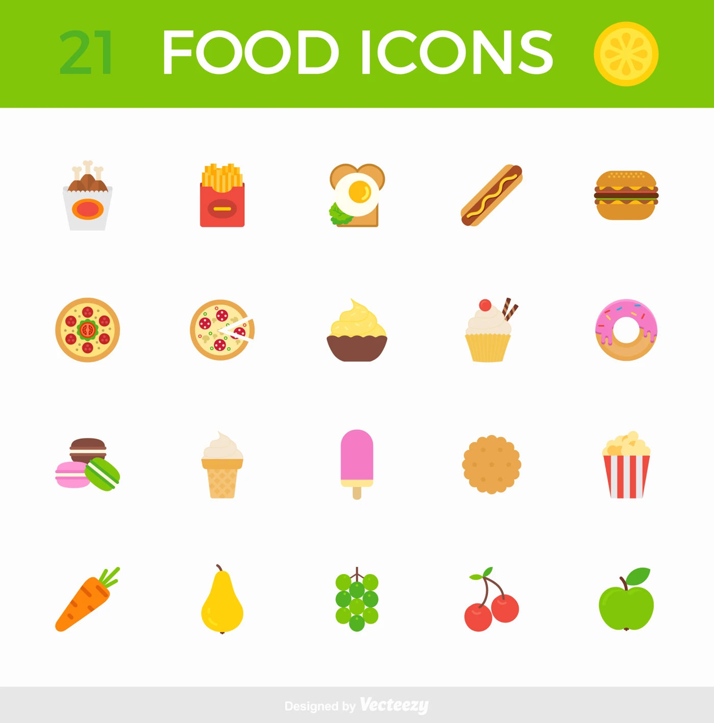 Tasty Food Free Icon Pack - 1