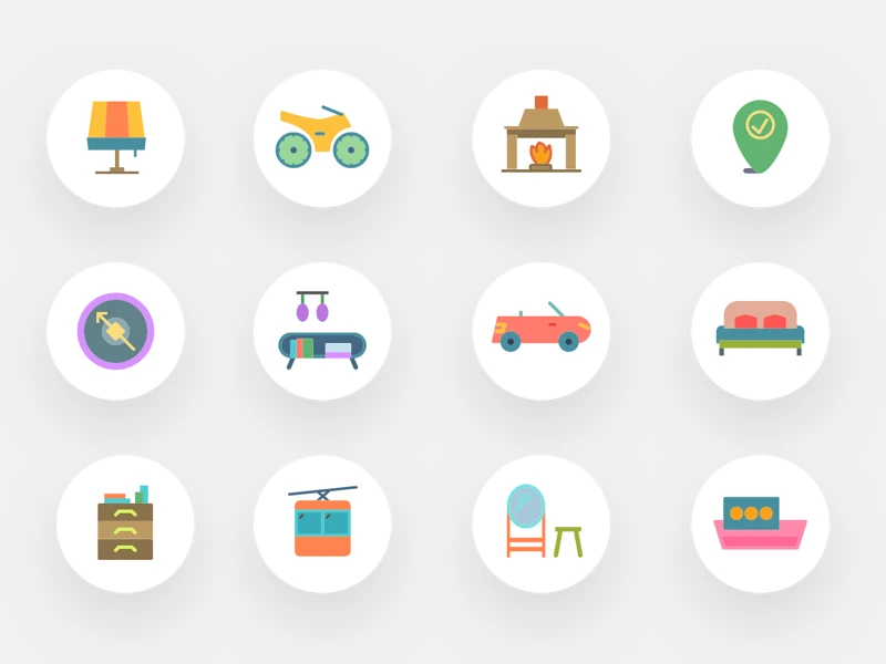 Transport & Household Free Icon Pack freebie preview