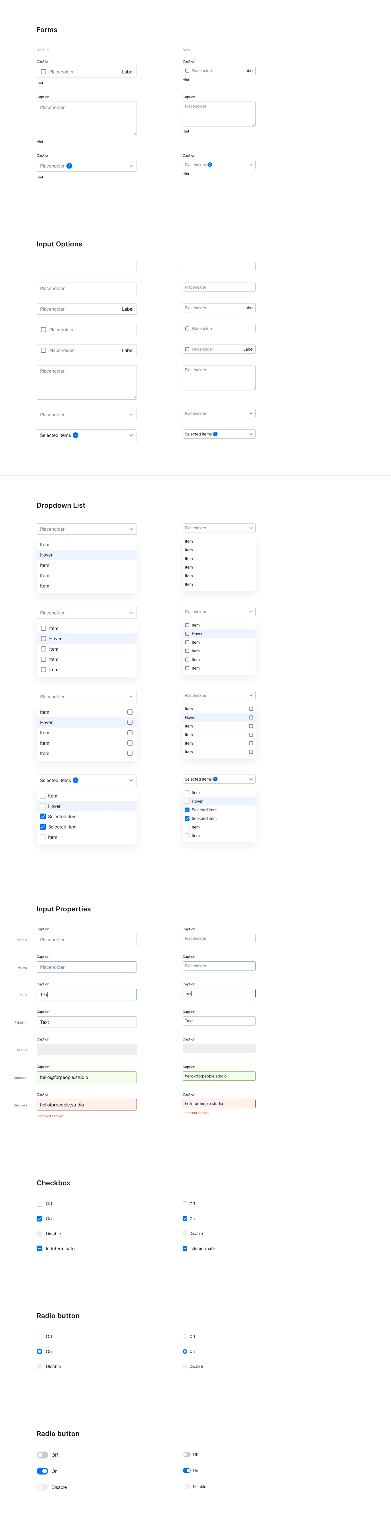 Unit UI Kit for Sketch - 2