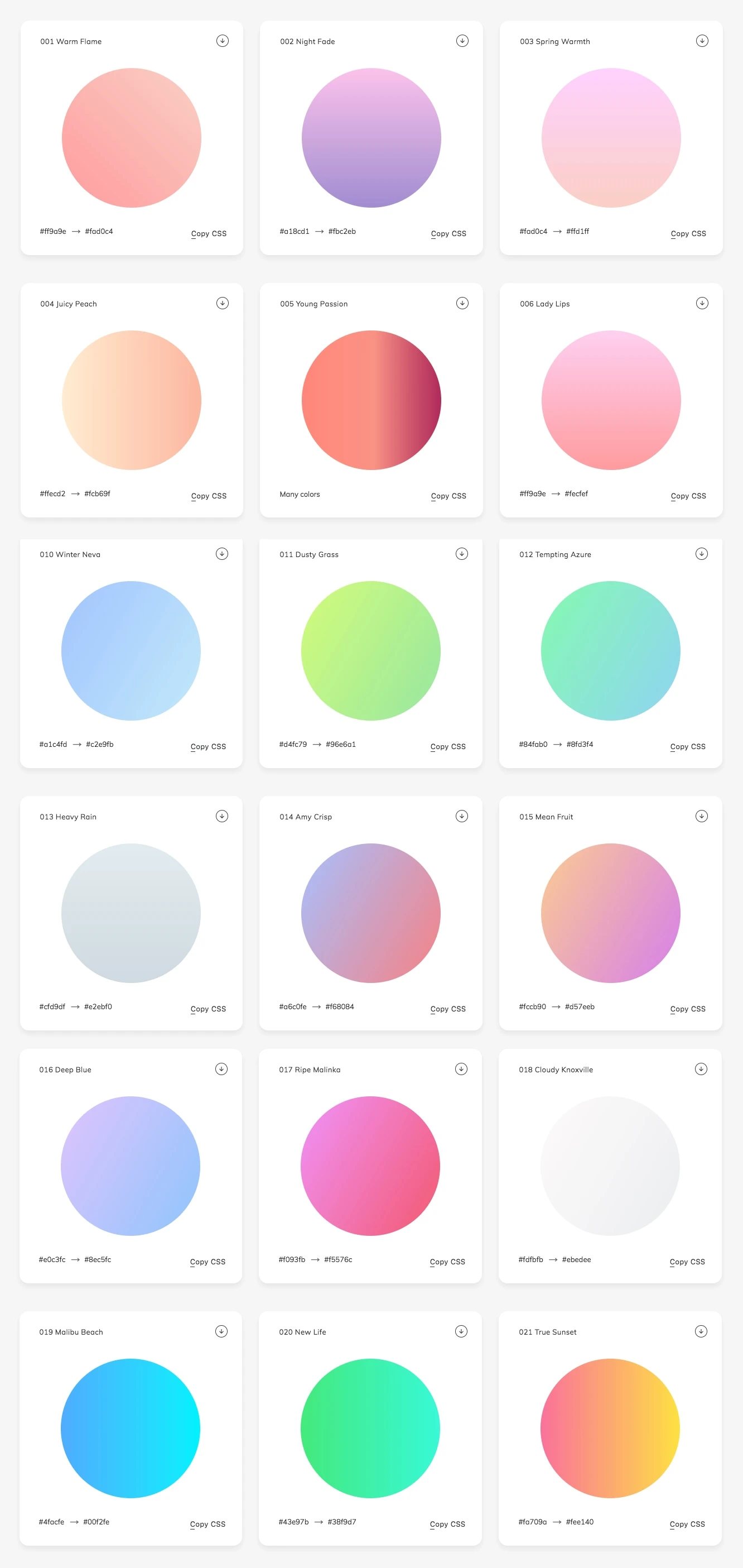 Web Gradients - 1