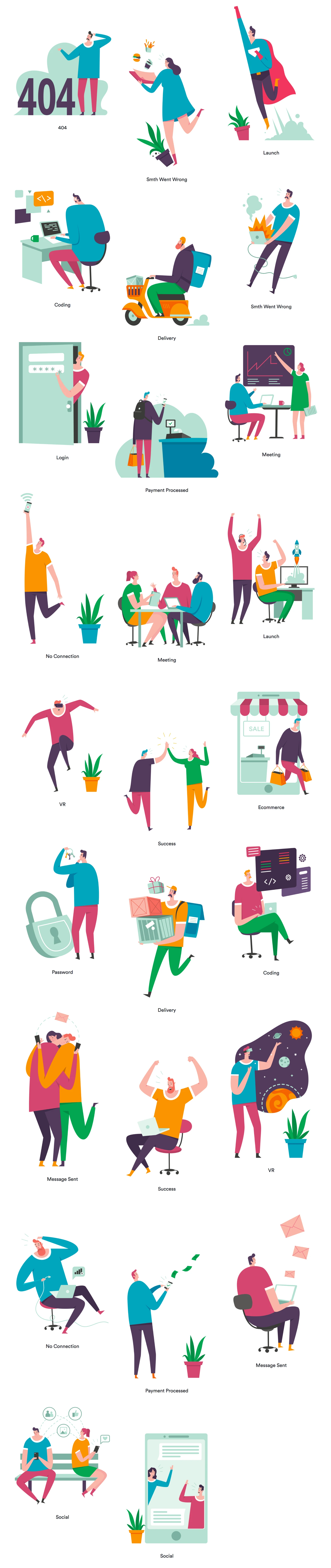 Whoosh! - Funny illustrations - 1