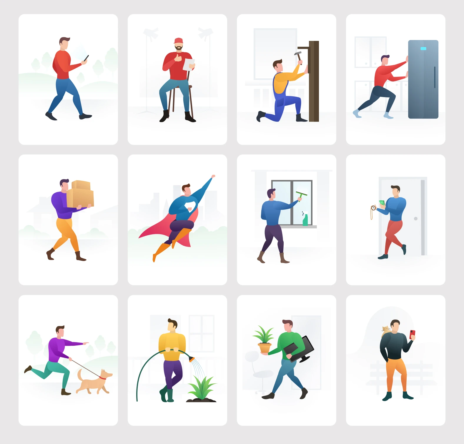 Your Home Helper - Free Illustrations Pack - 1