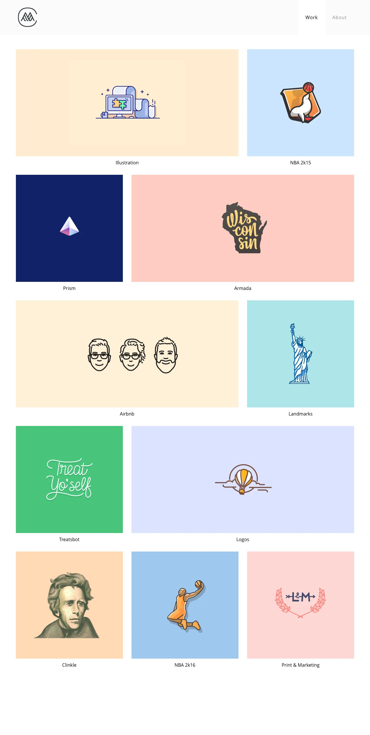 Matt Chalwell Landing Page Example: I'm a Designer / illustrator with roots in Australia, and now living in beautiful San Francisco. I've been a freelance designer for 7 years, having the honor of solving problems with some great companies and clients.