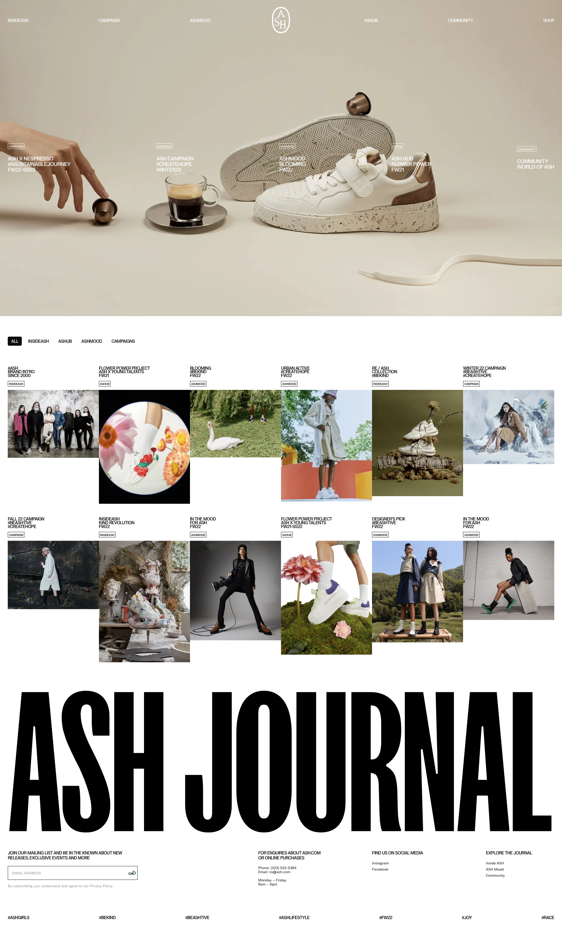 ASH Landing Page Example: Embark on a journey of self-discovery.