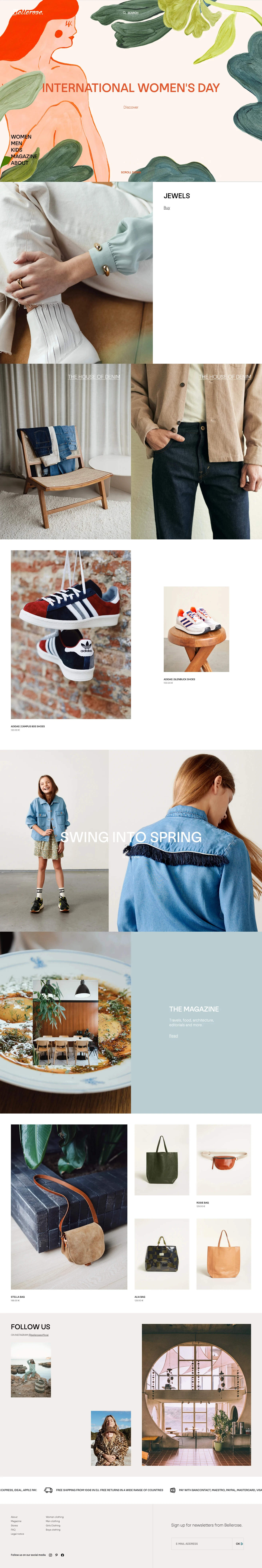 Bellerose Landing Page Example: Bellerose was founded in 1989 by Patrick Van Heurck. Back then, Patrick already had more than a bit of experience in the world of menswear. Moreover, he was deeply fascinated by the rich history and craftsmanship behind the garments he loved and admired. As a fan of all things Americana, a traveler and adventurer, he used to embark on trips to the United States often. On one of those trips, he discovered the village of Bellerose, up on Long Island near New York City. The name seemed perfect for what he already had in mind: his own brand.