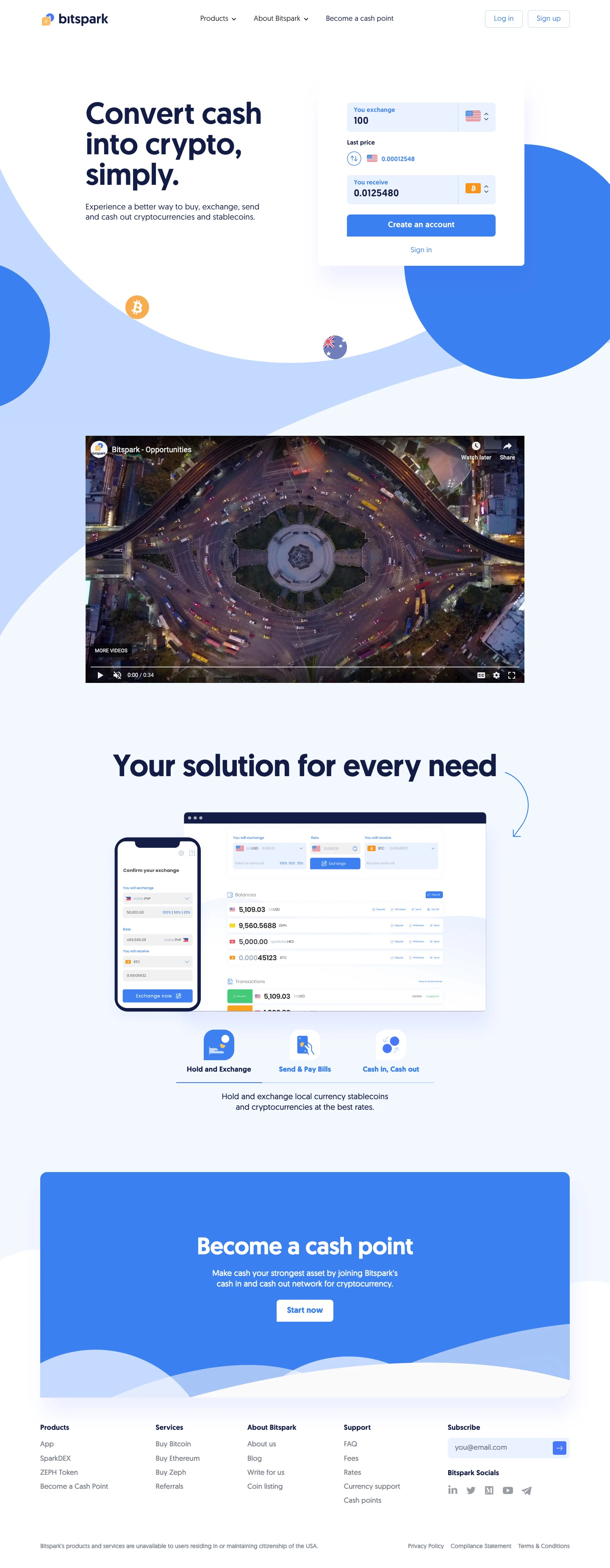 Bitspark - Landing Page Design | Lapa Ninja