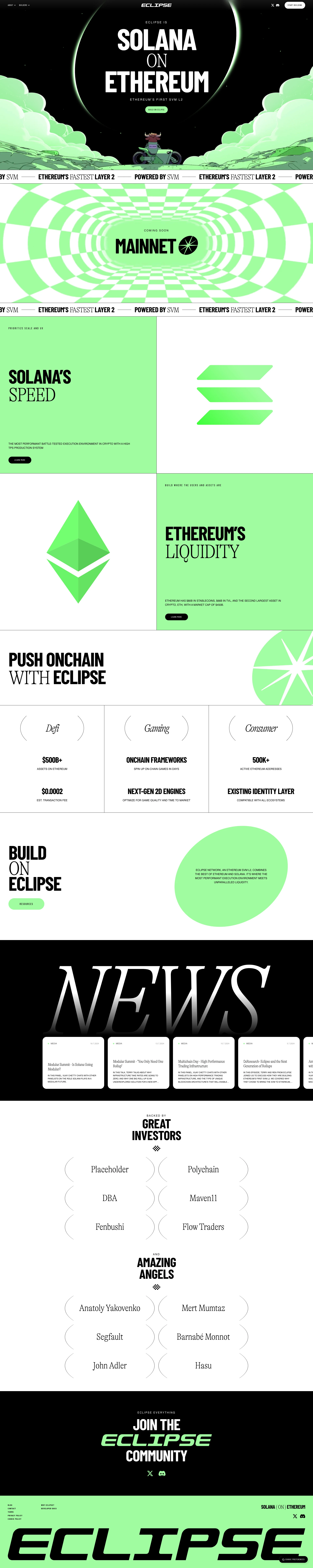 Eclipse - Landing Page Design | Lapa Ninja