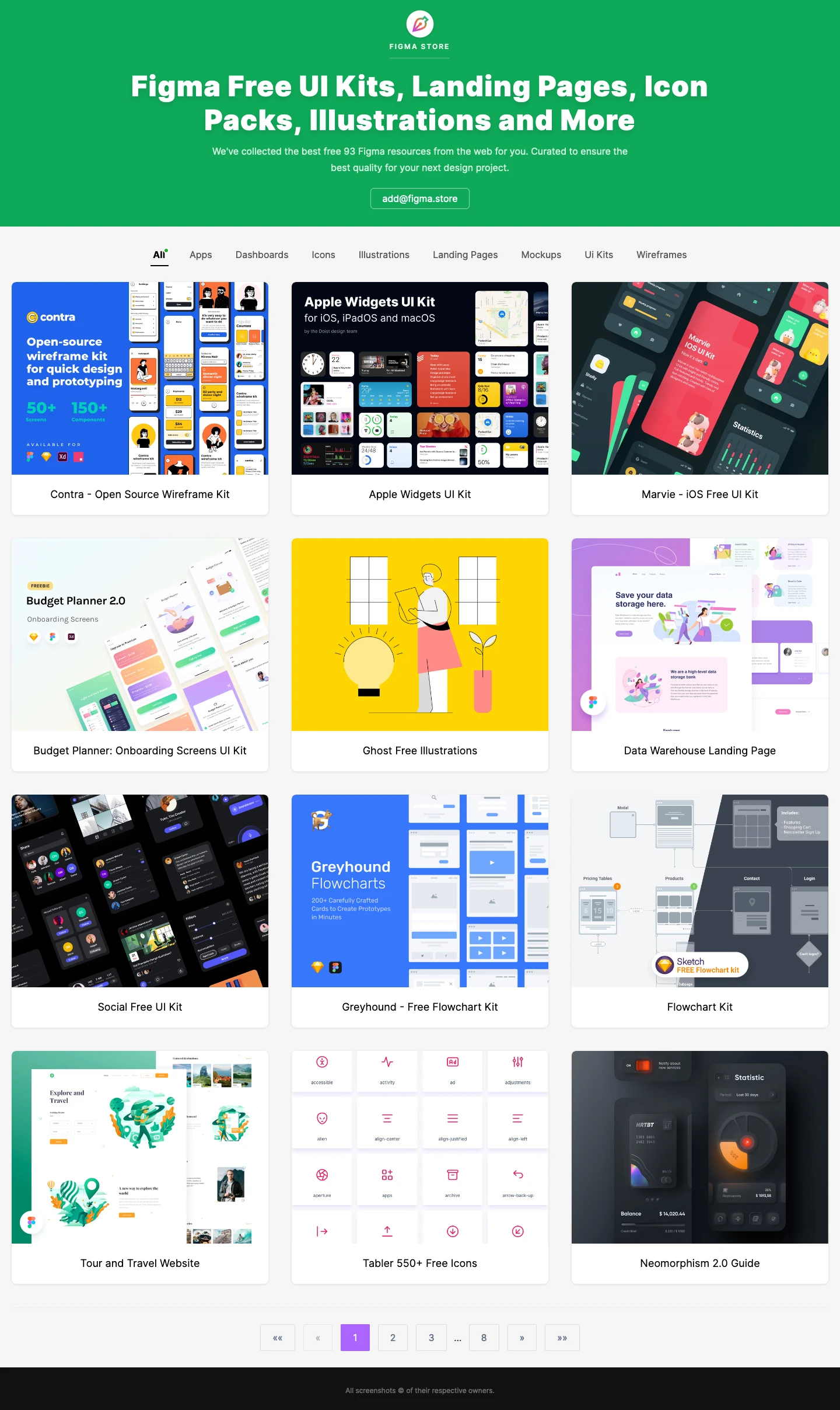 Figma Store Landing Page Example: Download Figma free UI Kits, Landing Pages, Icon Packs, Illustrations and More. We've collected the best free Figma resources from the web for you. Curated to ensure the best quality for your next design project.