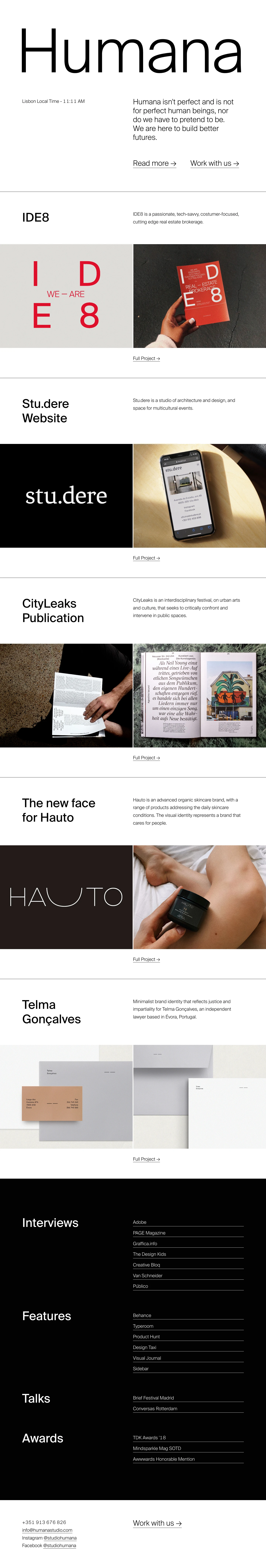 Humana Landing Page Example: Humana isn't perfect and is not for perfect human beings, nor do we have to pretend to be. We are here to build better futures.