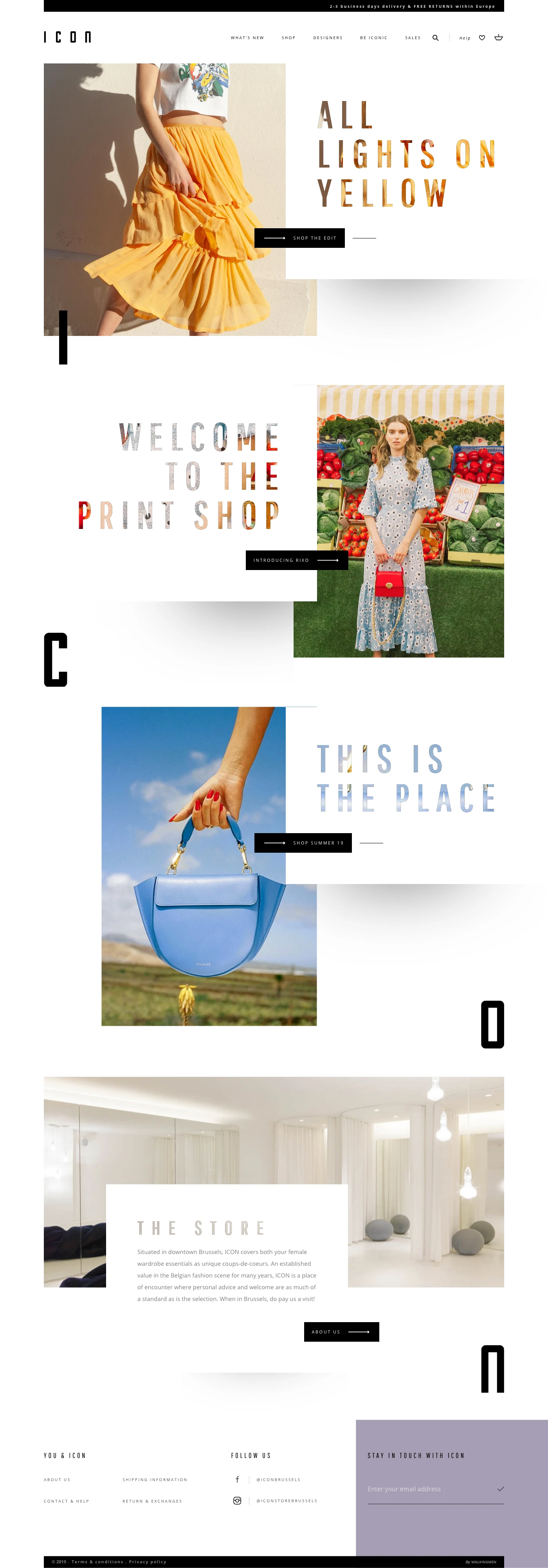 ICON Landing Page Example: Shop your favourite Designer Fashion online at ICON. A curated selection of RTW & accessories from the best Designers // Golden Goose, Nanushka, Paco Rabanne, Phillip Lim, Simon Miller, Cult Gaia, R13, Magda Butrym