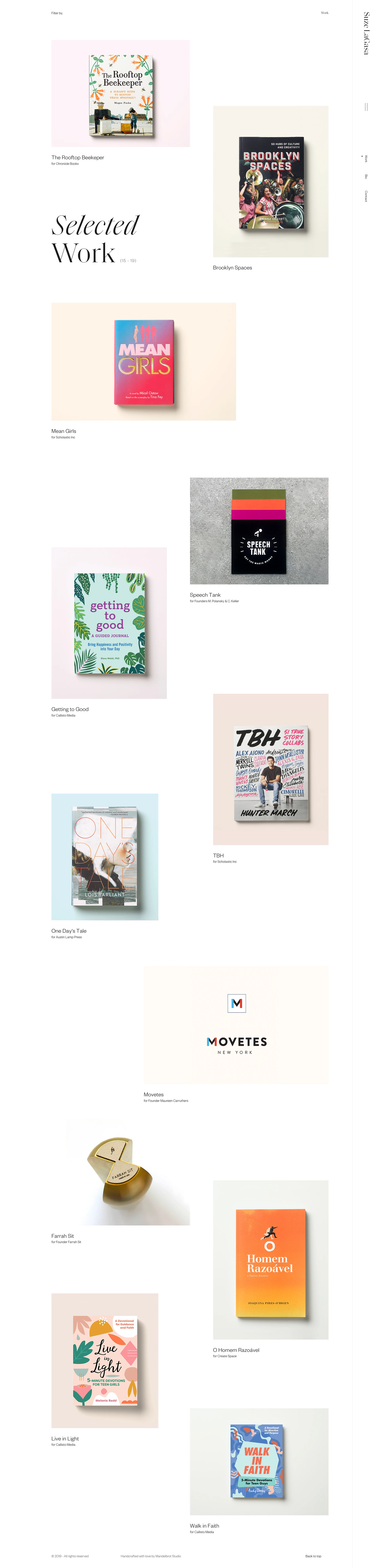Suzanne LaGasa Landing Page Example: Searching for a kinder, gentler, more beautiful world. Contributing to that vision through book design, creative collaborations, a love of color, and the many enchanting possibilities of storytelling.