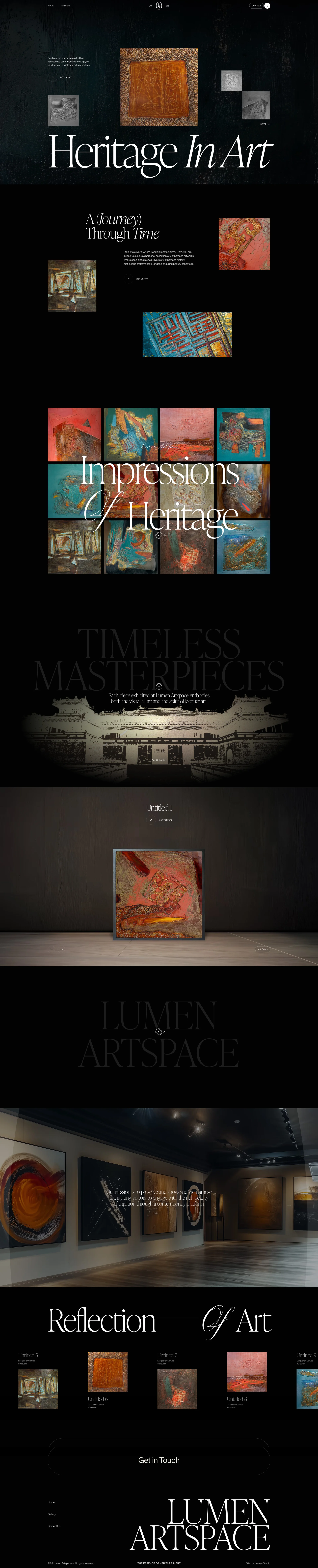 Lumen Artspace Landing Page Example: Celebrate the craftsmanship that has transcended generations, connecting you with the heart of Vietnam’s cultural heritage.