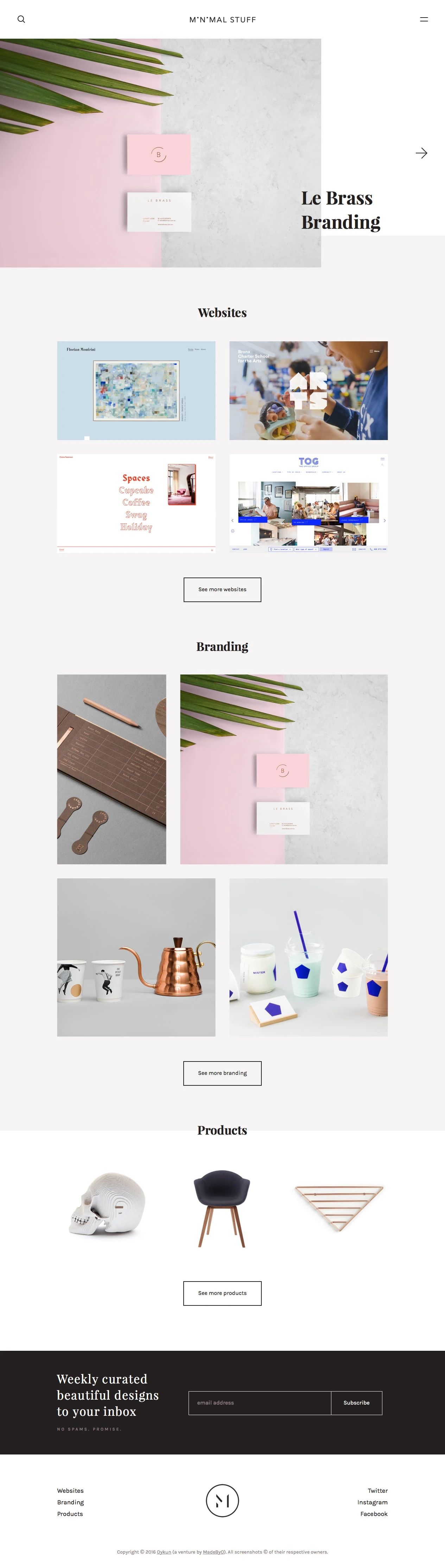 MinimalStuff Mag Landing Page Example: High Quality Design Inspiration