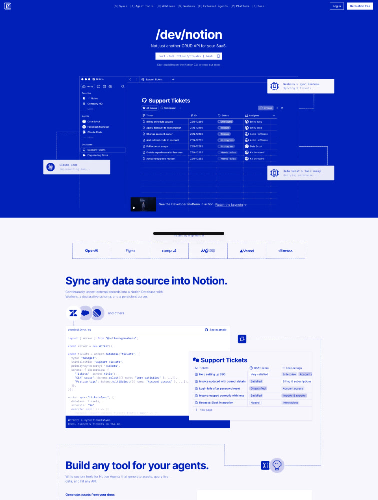 Inter example: /dev/notion