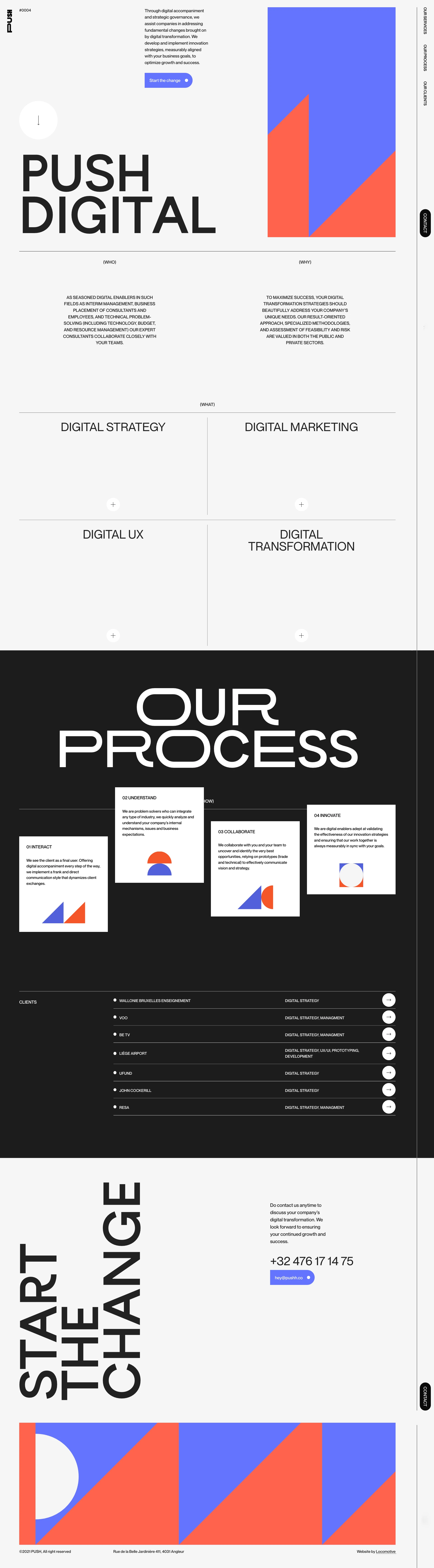 Push Landing Page Example: Through digital accompaniment and strategic governance, we assist companies in addressing fundamental changes brought on by digital transformation. We develop and implement innovation strategies, measurably aligned with your business goals, to optimize growth and success.