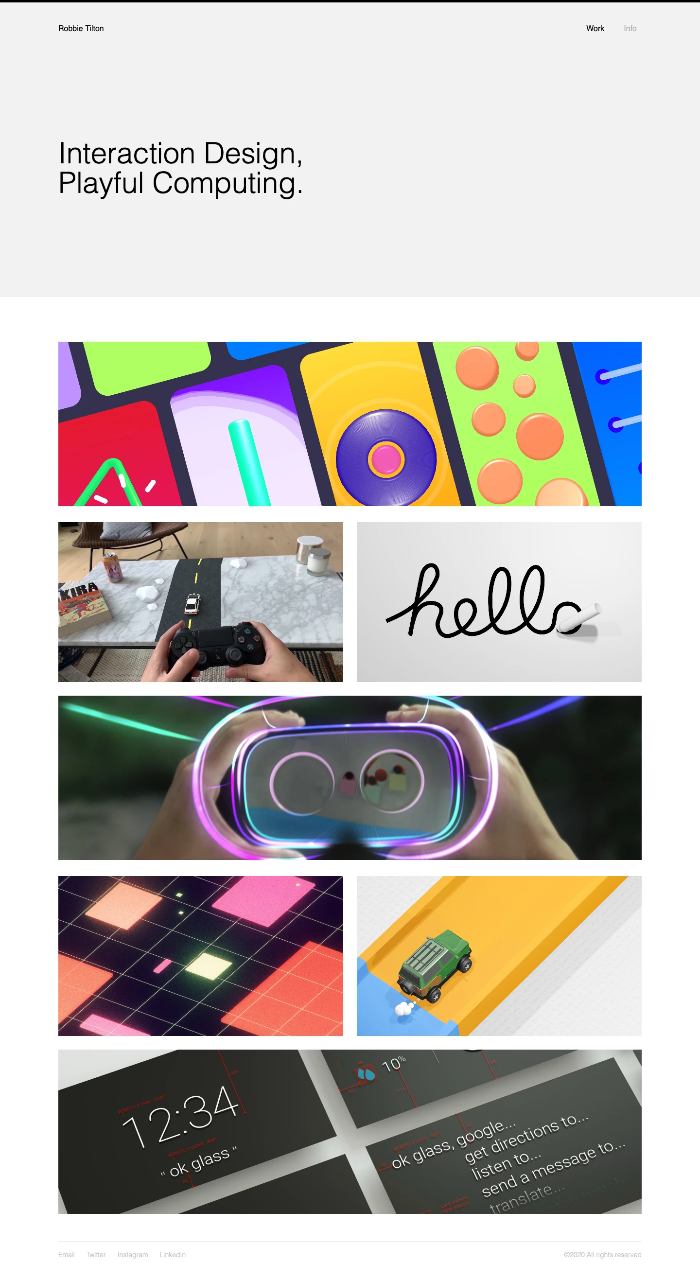 Robbie Tilton Landing Page Example: Robbie is the founder and creative lead of Situated Studio, a 3D computer experience company based in LA. Situated makes magical and playful computer software which includes video games, mobile applications, and AR/VR experiences. Its goal is to inspire the next generation of creators and reshape computer culture.