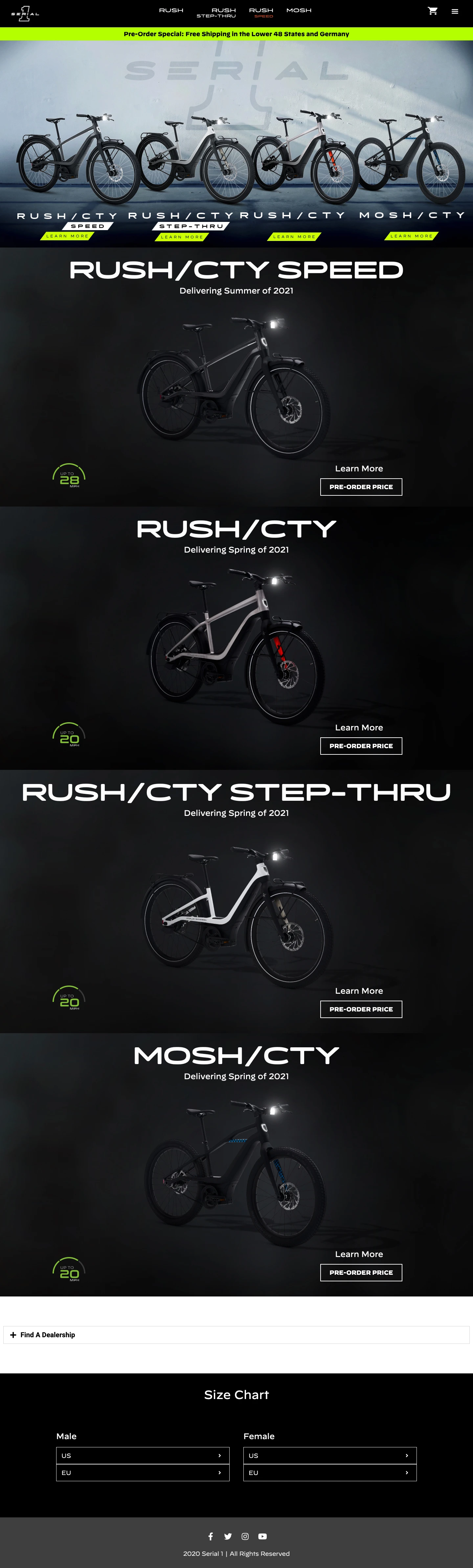 Serial 1 Landing Page Example: Change how you move. When Harley-Davidson’s founders put power to two wheels and created their first motorcycle in 1903, they changed the way the world moved forever. Now, more than a century later, Serial 1 Cycles, Powered by Harley-Davidson, has created an eBicycle that’s designed to change the way the world moves again.