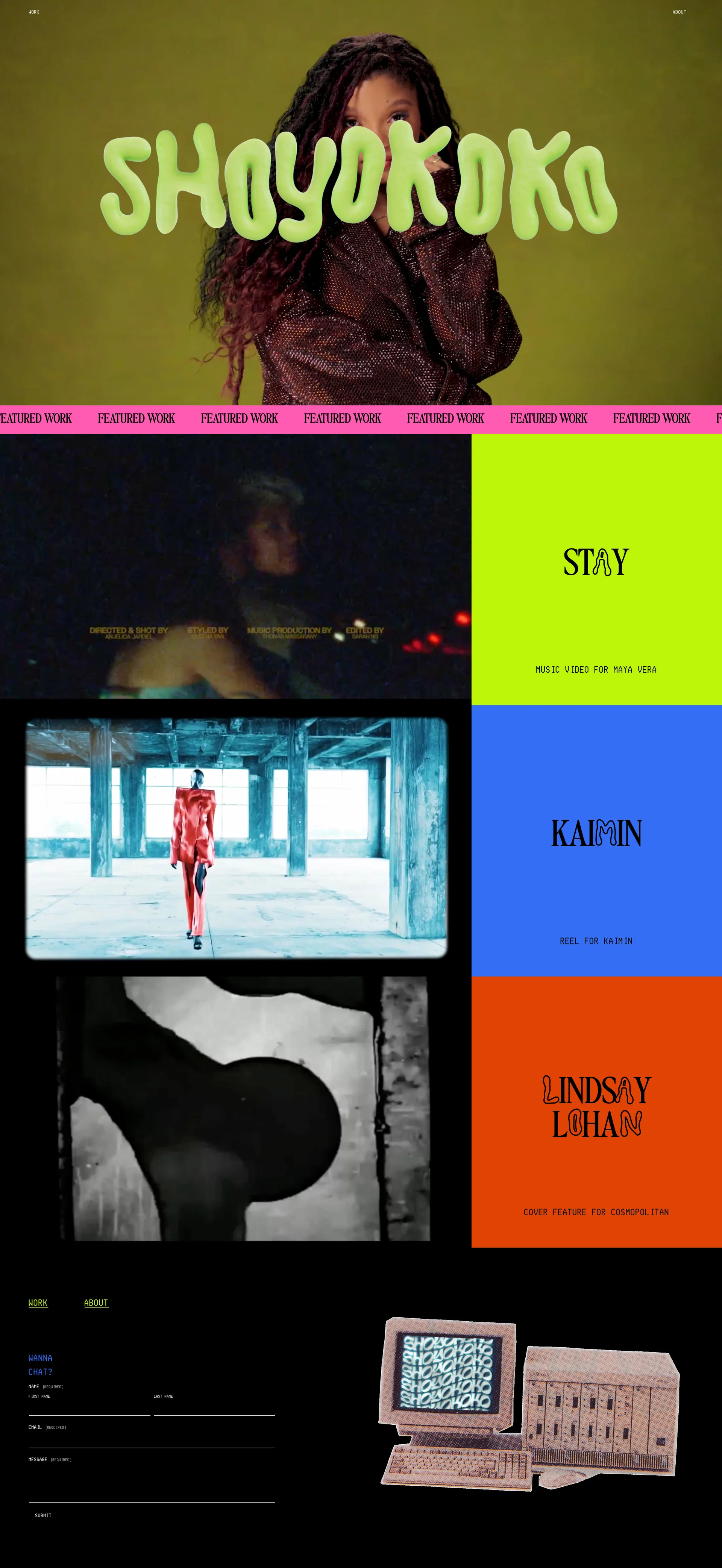 shoyokoko Landing Page Example: Sarah Ng is a video editor based in Brooklyn, NY. She currently works for COSMOPOLITAN.