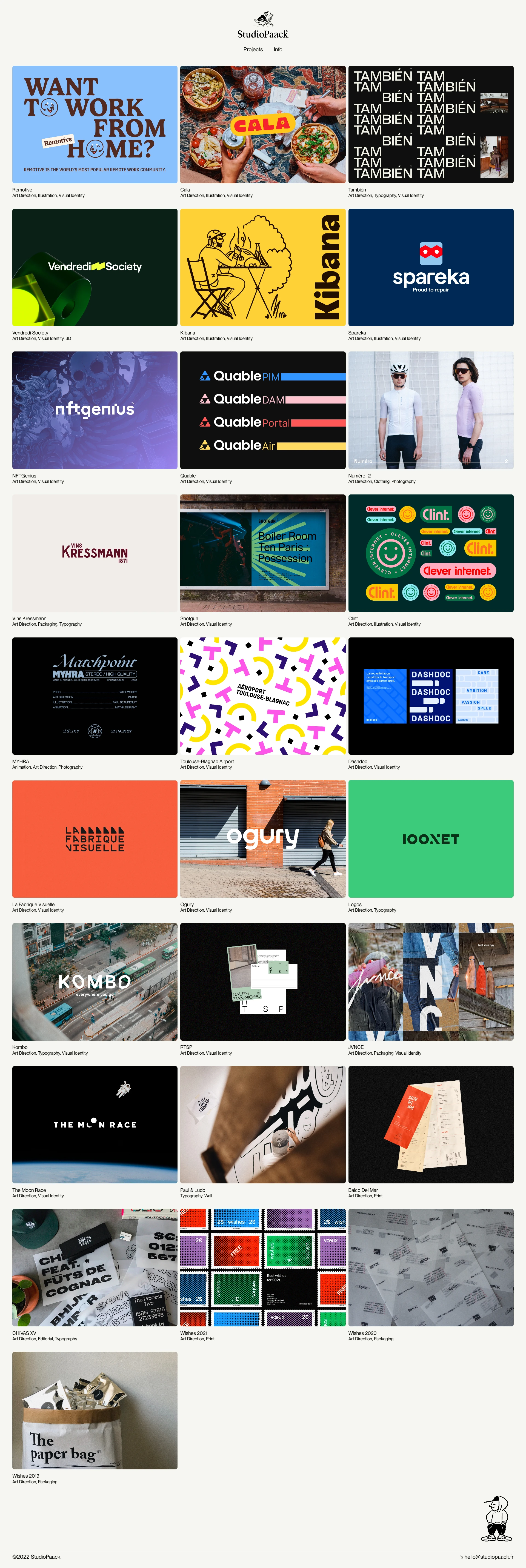 StudioPaack Landing Page Example: StudioPaack is a Paris based creative and branding studio founded by Nicolas Garcia. For each opportunity and new project my approach is to create bold concepts and deep-colored graphics. The passion I have for this industry, feeding me everyday, mixed with the dedication and interest I have in the people I work with, have no other outcome than a beautiful collaboration and unique identity.
