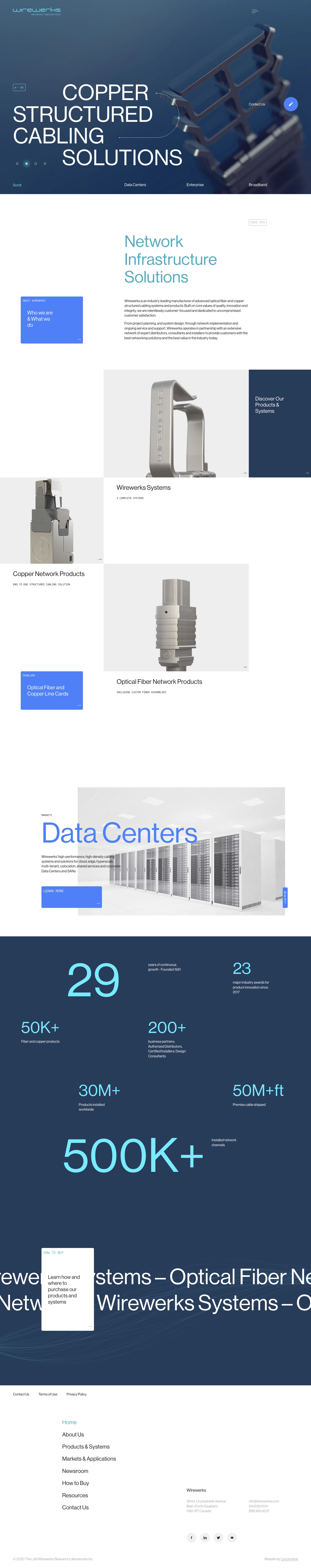 Wirewerks Landing Page Example: Wirewerks is an industry-leading manufacturer of advanced optical fiber and copper structured cabling systems and products. Built on core values of quality, innovation and integrity, we are relentlessly customer-focused and dedicated to uncompromised customer satisfaction.