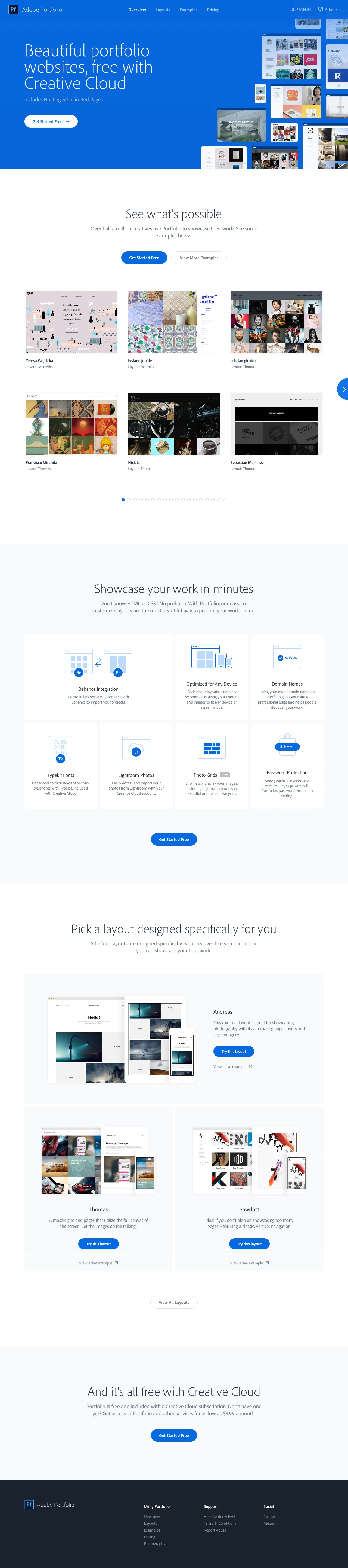 Adobe Portfolio