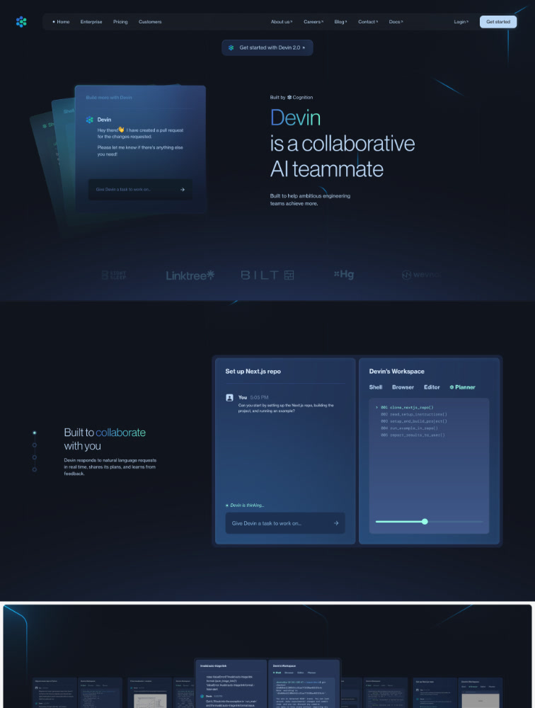Navy Landing Pages: 157 Design Examples | Lapa Ninja
