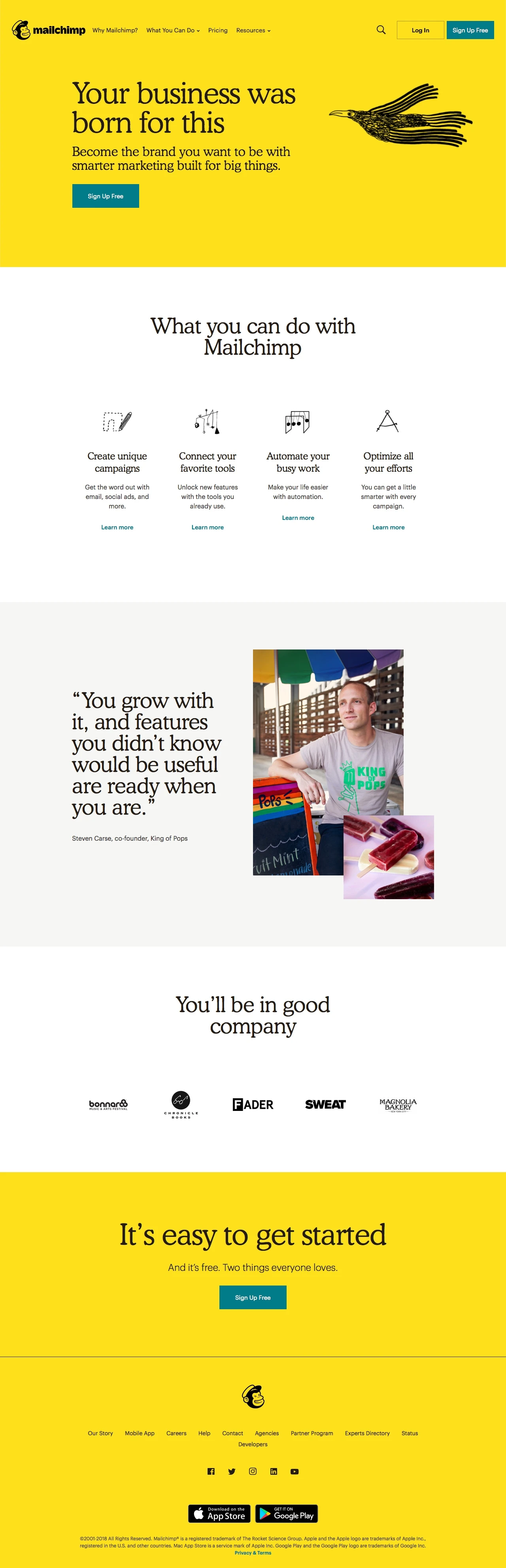 How to Create a Website Landing Page With Mailchiimp