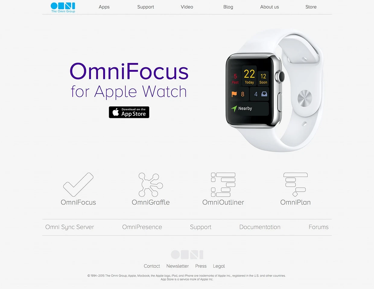 The Omni Group Landing Page Example: Creators of Mac, iPad, and iPhone productivity software. Proud to bring you OmniFocus, OmniOutliner, OmniGraffle, and OmniPlan.