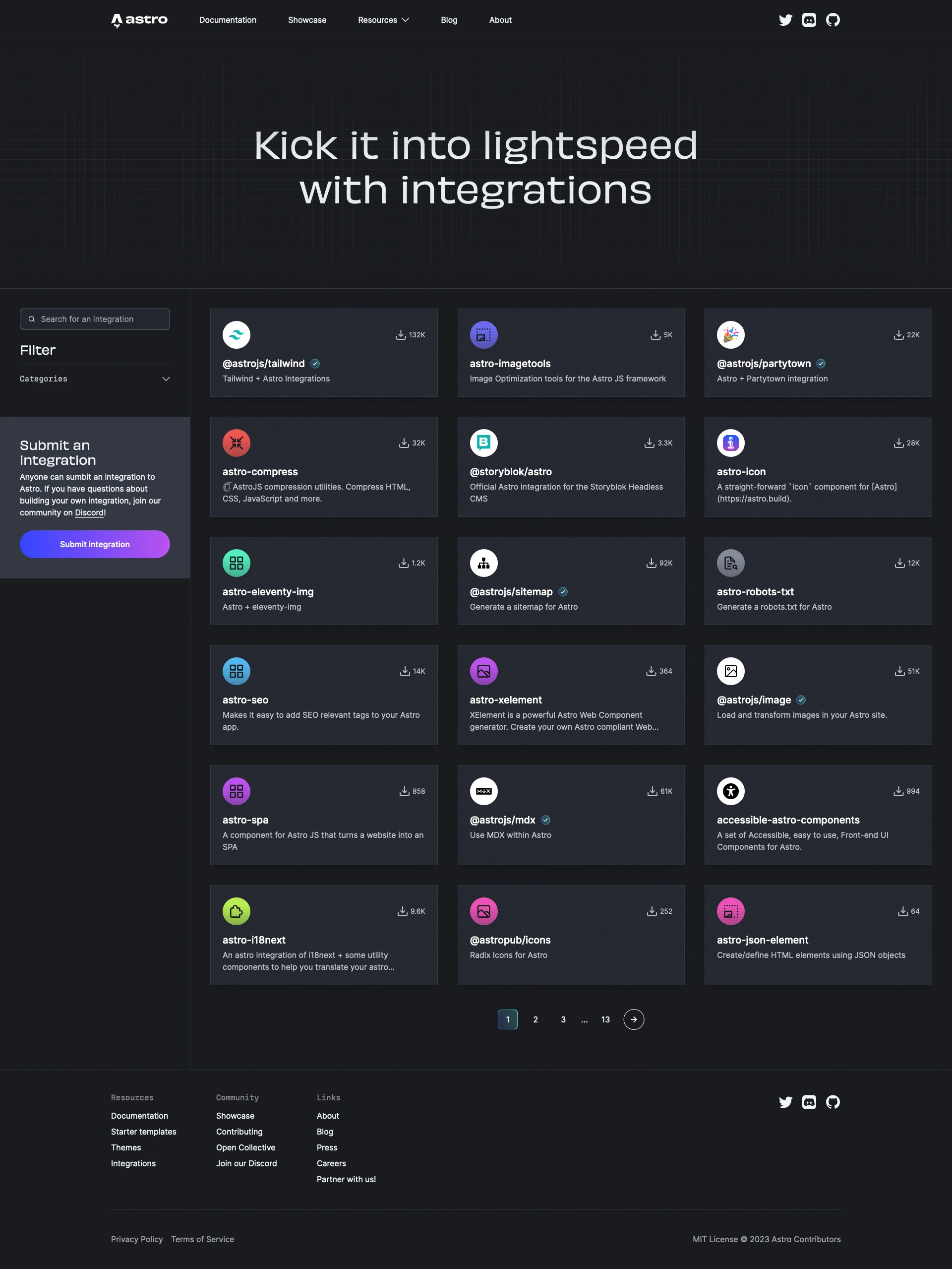Astro website design - Lapa Ninja