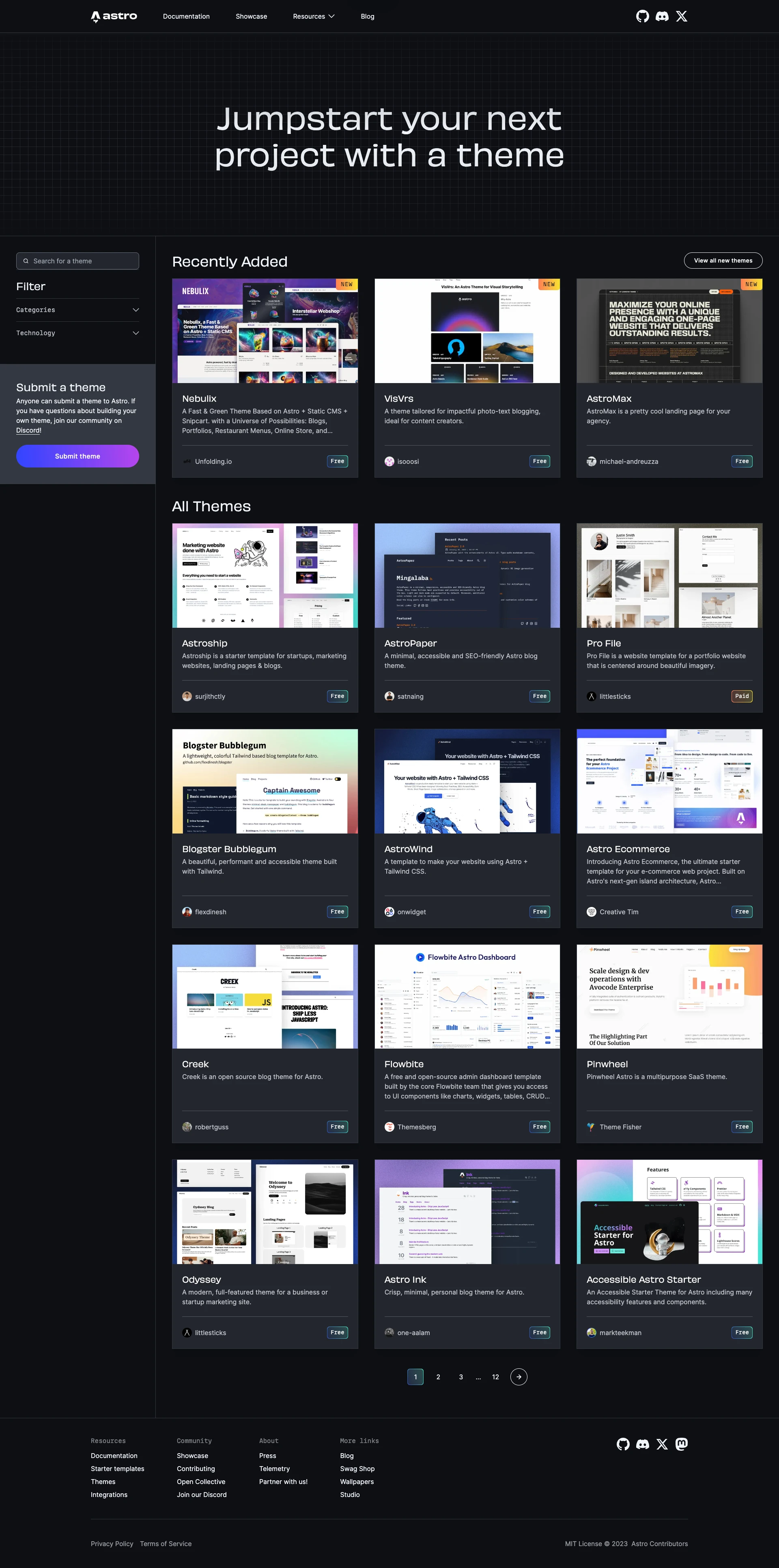 Astro website design - Lapa Ninja