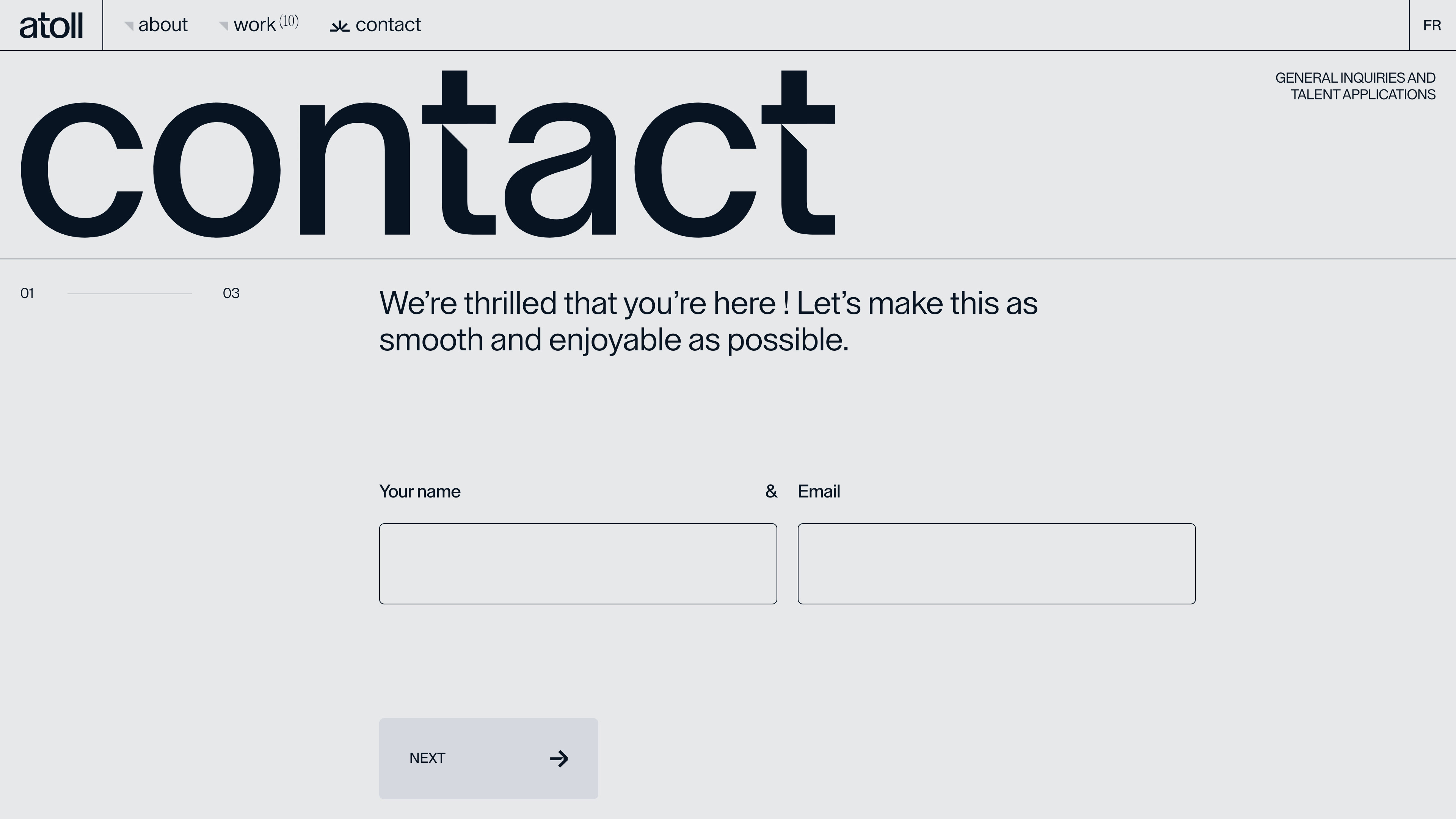 Atoll Digital Landing Page Example: We create innovative websites that captivate audiences and deliver results for leading and rising companies.