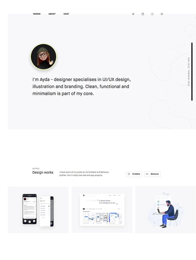 Ayda Oz website design - Lapa Ninja