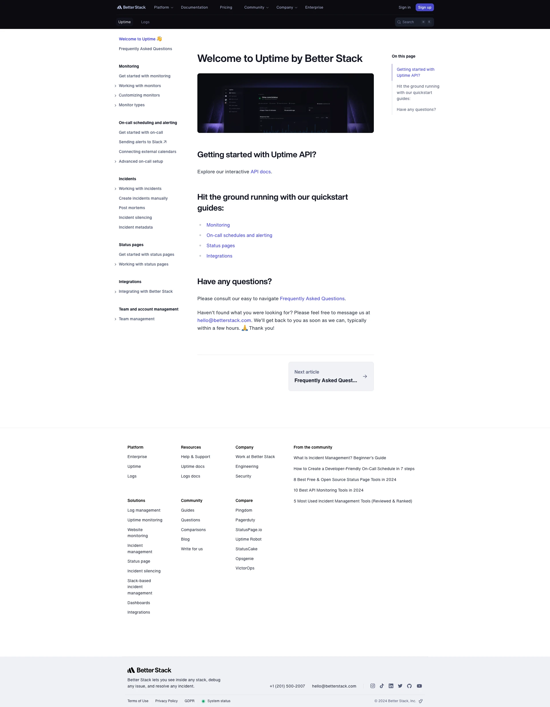 Better Stack website design - Lapa Ninja