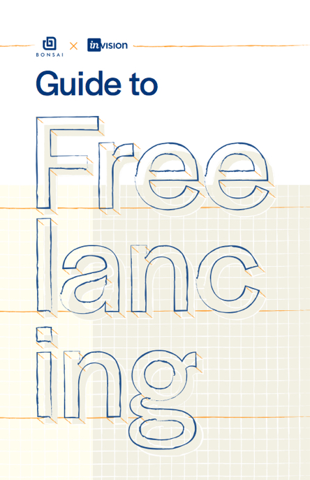 Bonsai x InVision Guide to Freelancing book cover