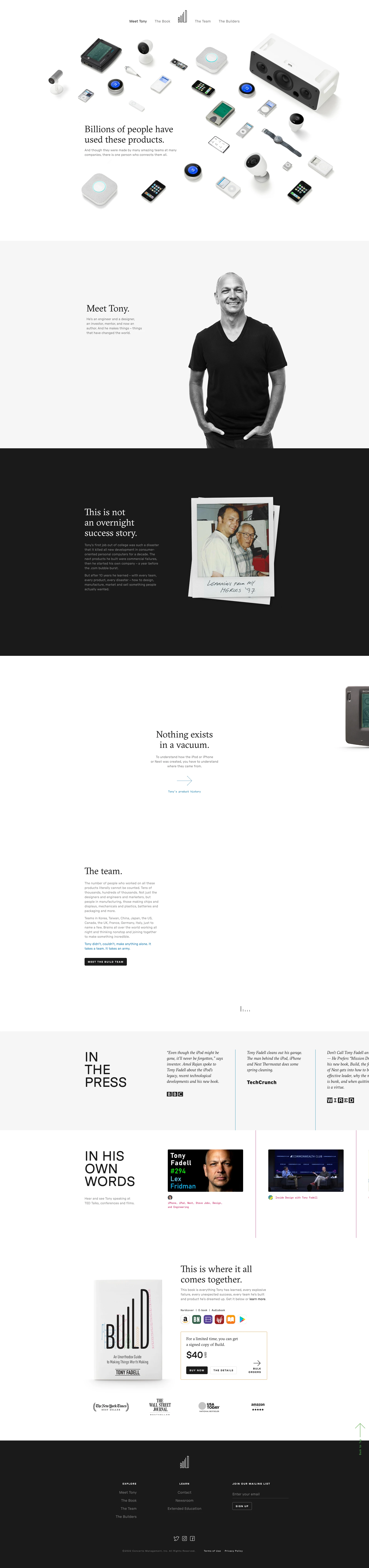 Build Collective Build Collective website design - Lapa Ninja
