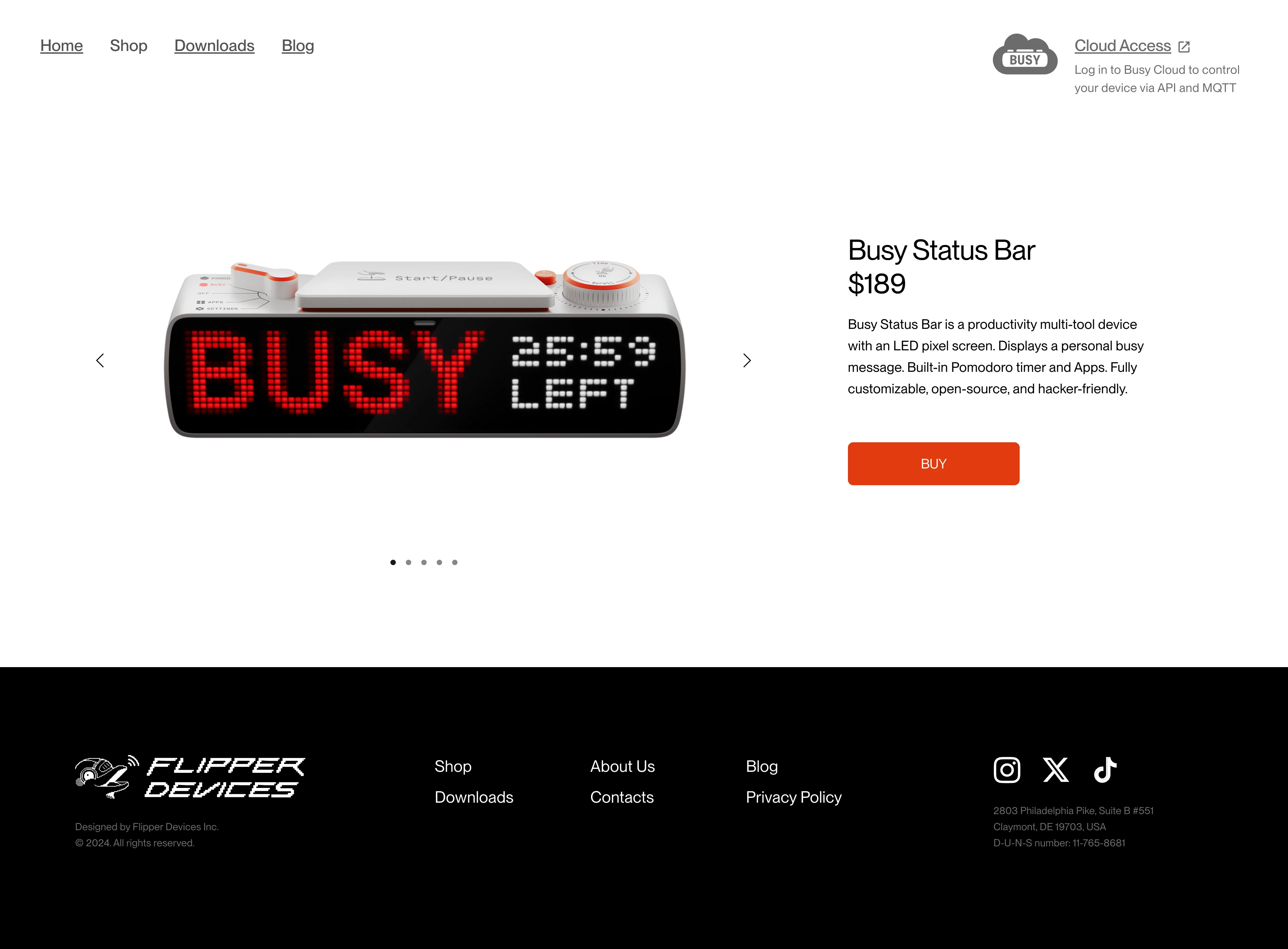 Busy Status Busy Status Bar website design - Lapa Ninja