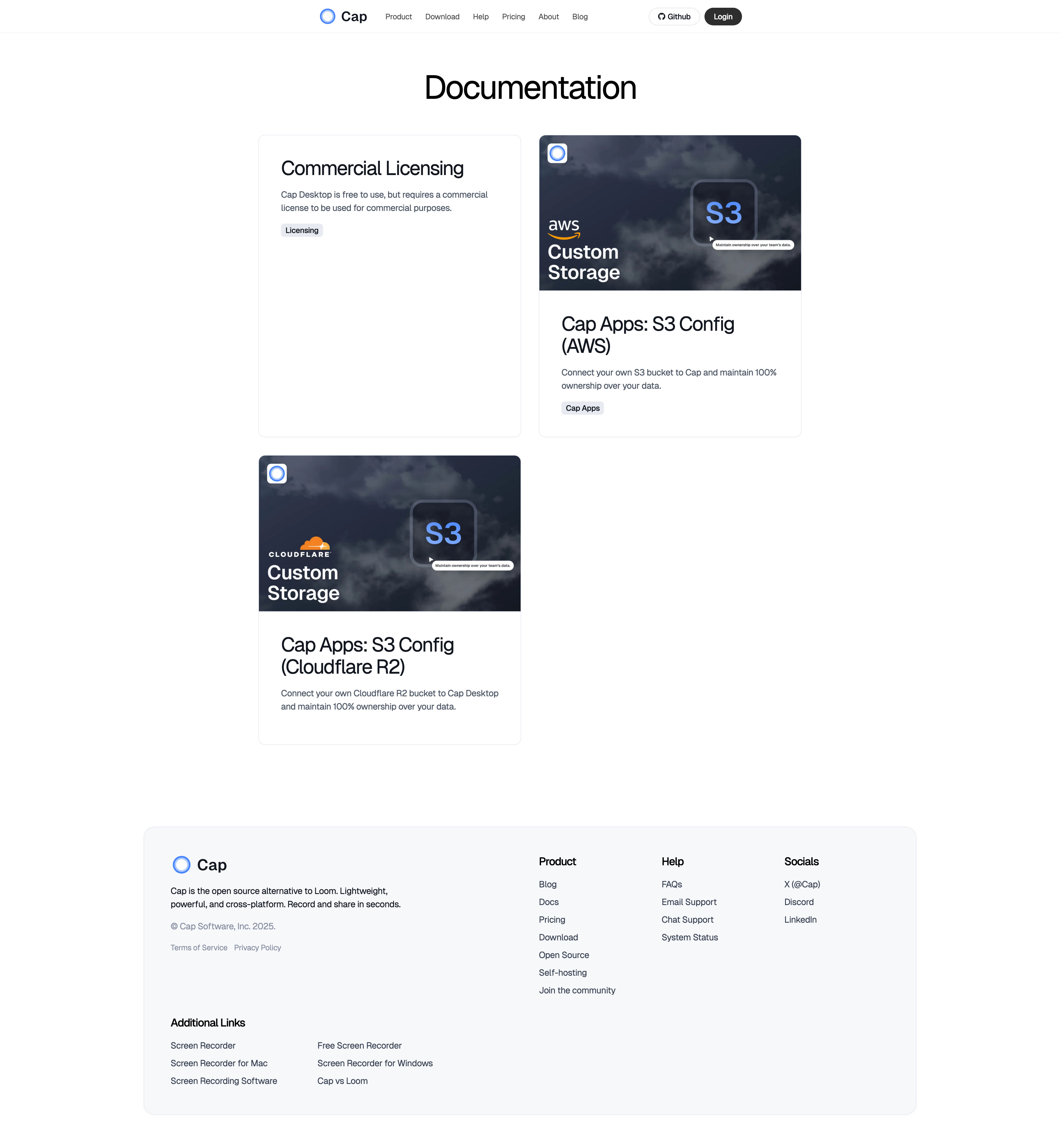 Cap website design - Lapa Ninja