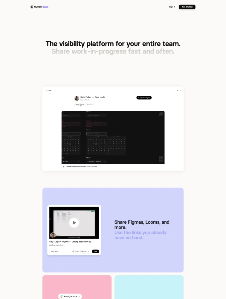 Current website design - Lapa Ninja
