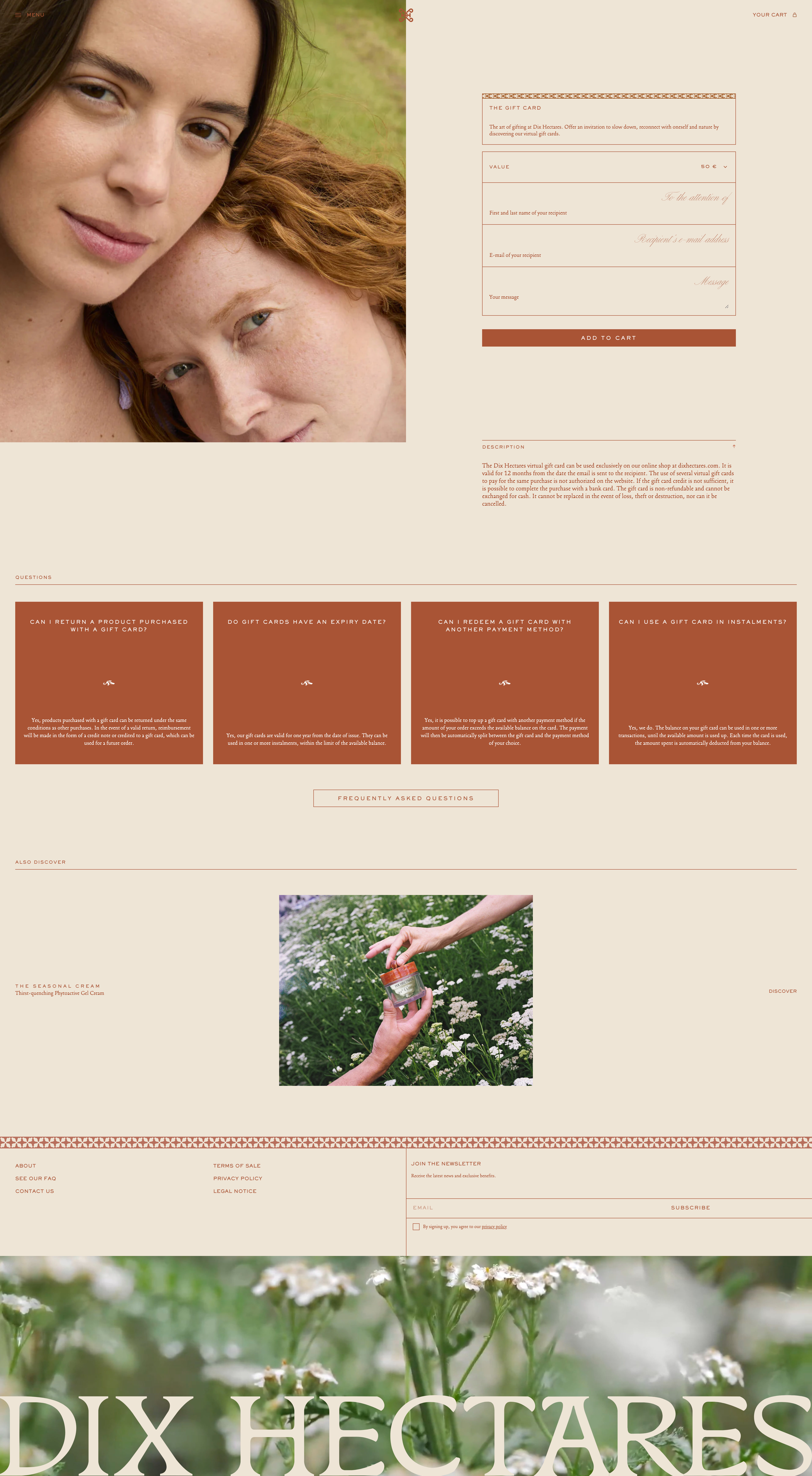 Dix Hectares - Product 01 Example