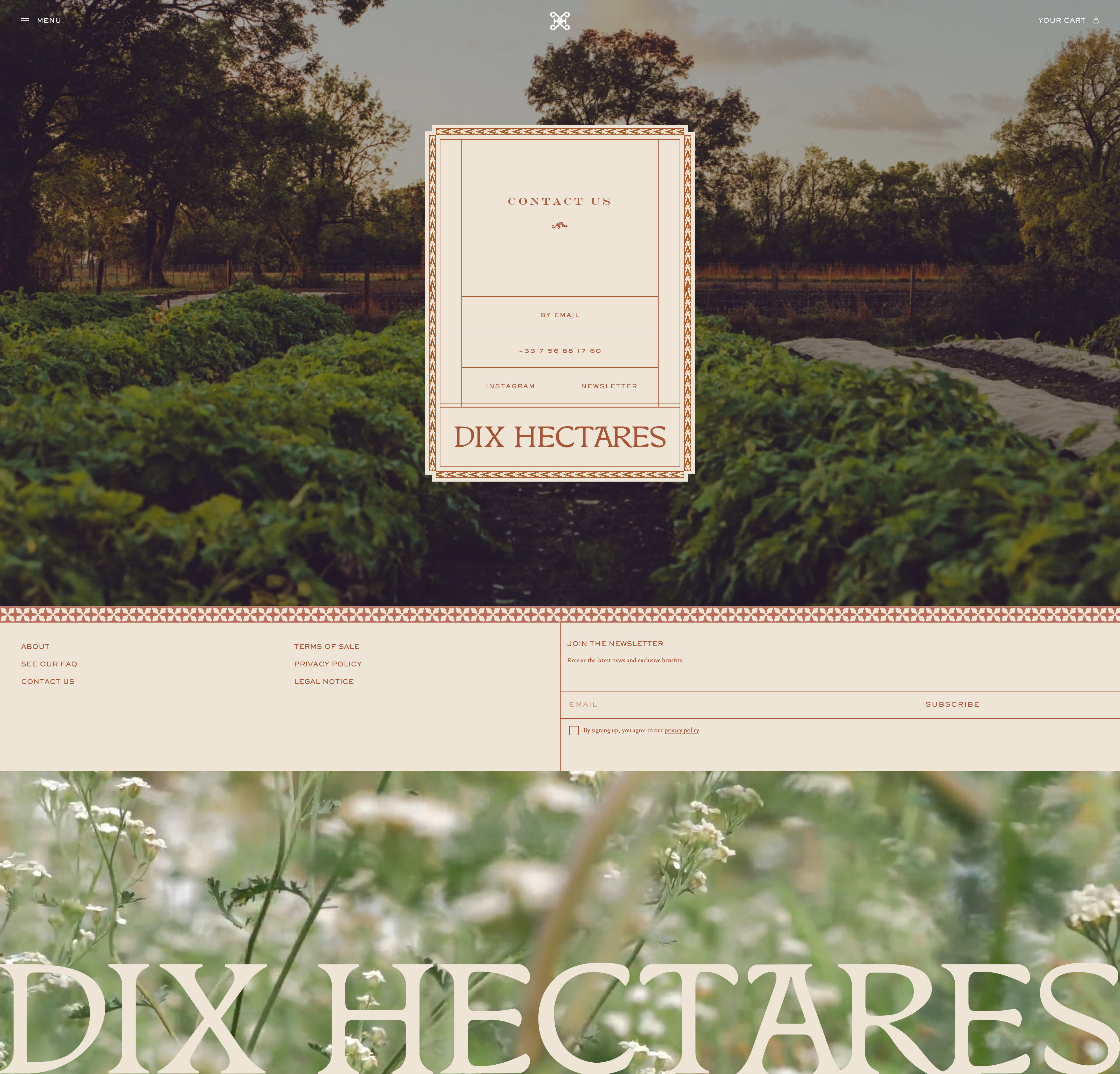 Dix Hectares - Contact Example