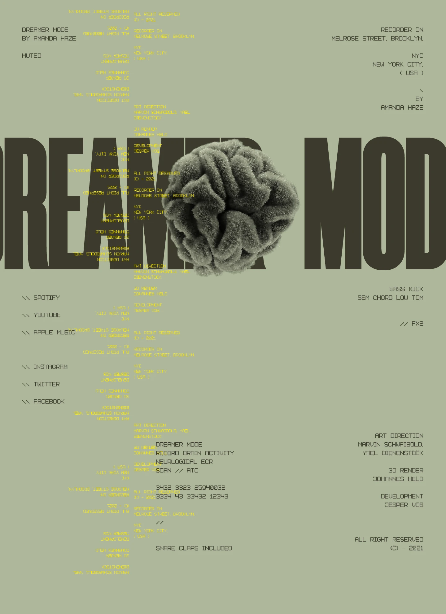 Dreamer Mode Landing Page Example: Dreamer Mode by Amanda Haze.