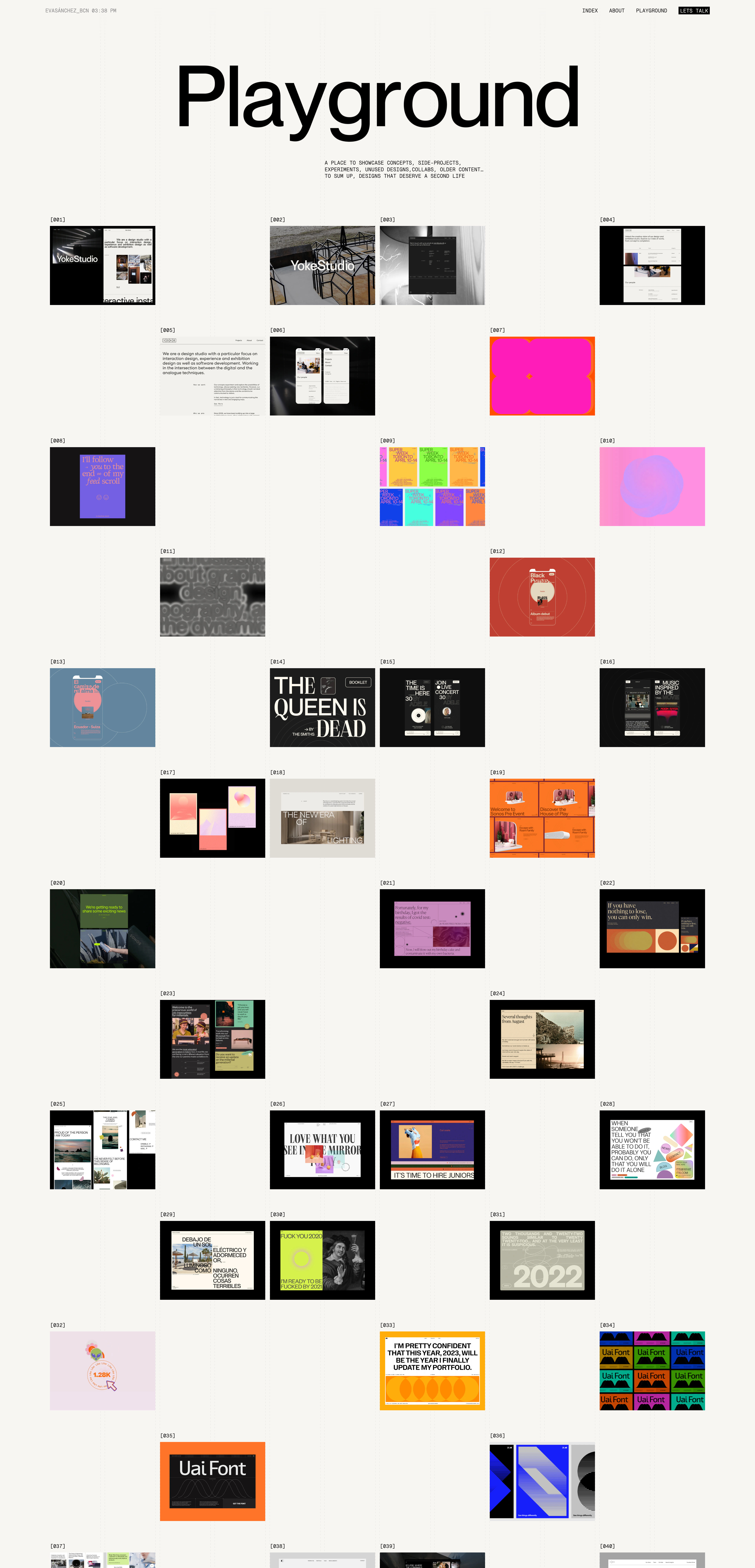 Eva Sánchez Landing Page Example: Enthusiastic about graphic design, typography, and the dynamic areas of motion and web-based animations. Specialized in translating brands into unique and immersive digital user experiences.