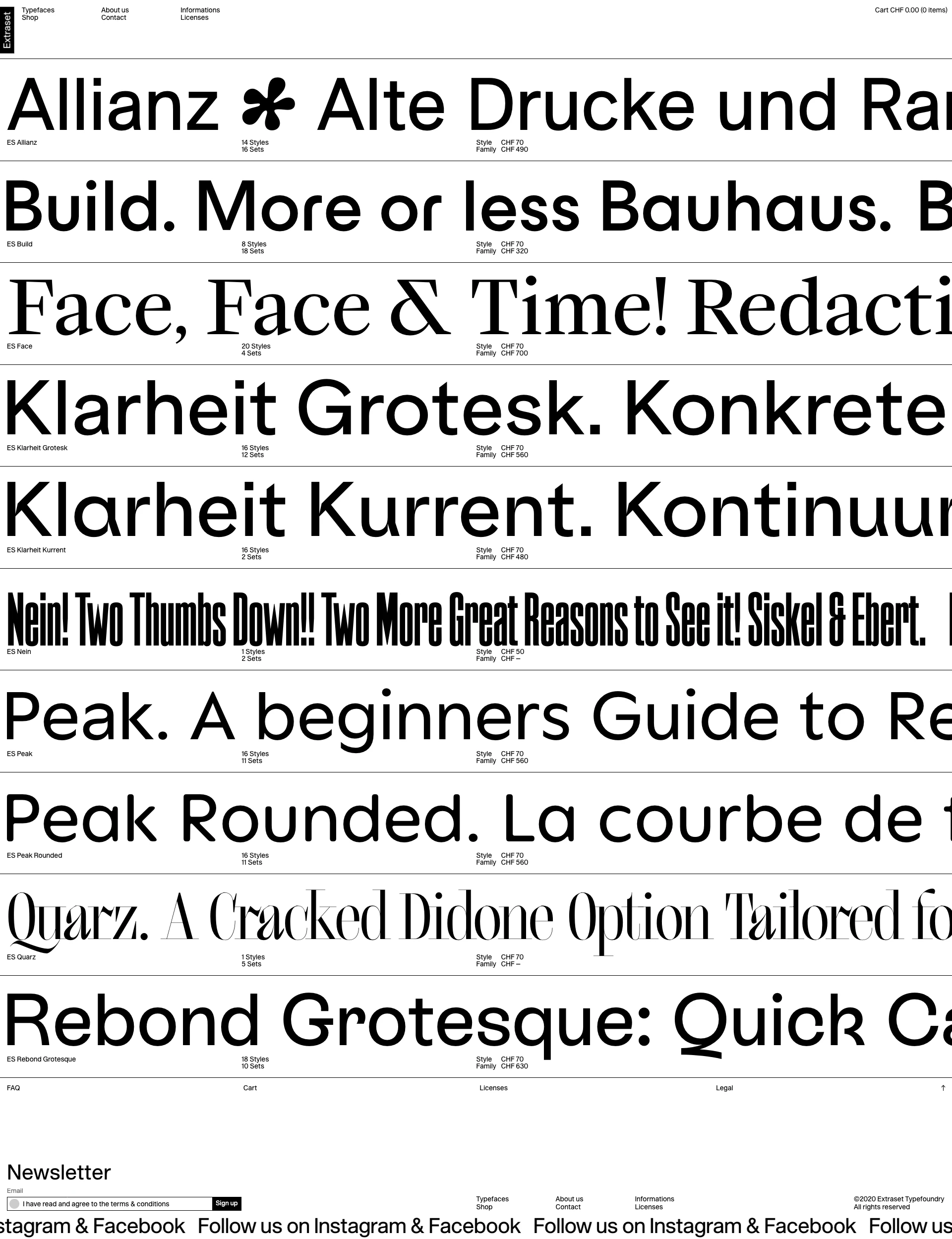 Extraset Landing Page Example: Extraset is an independent Swiss type foundry established in Geneva, jointly led by Alex Dujet (Futur Neue), Xavier Erni (Neo Neo), Roger Gaillard (Cécile + Roger) and David Mamie (TM Todeschini + Mamie). Extraset publishes professional typefaces made by graphic designers for graphic designers.