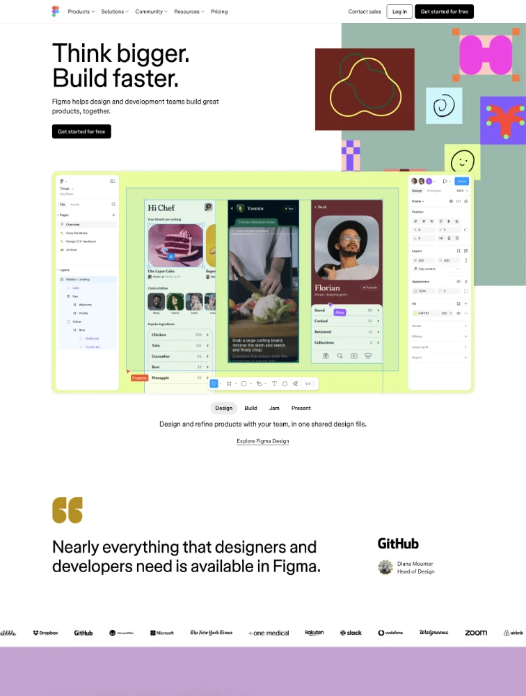 Figma Landing Page Example