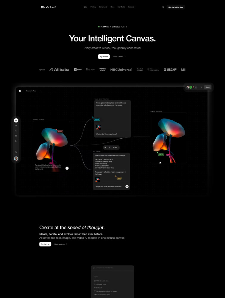 FLORA website design - Lapa Ninja