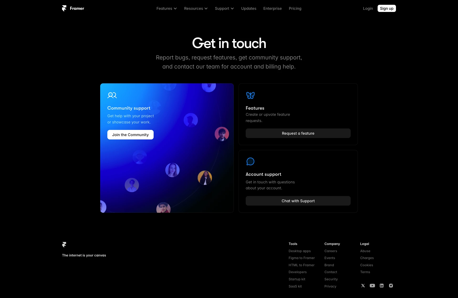 Framer Landing Page Example: The web builder for stunning sites. Design and publish modern sites at any scale with Framer’s web builder.