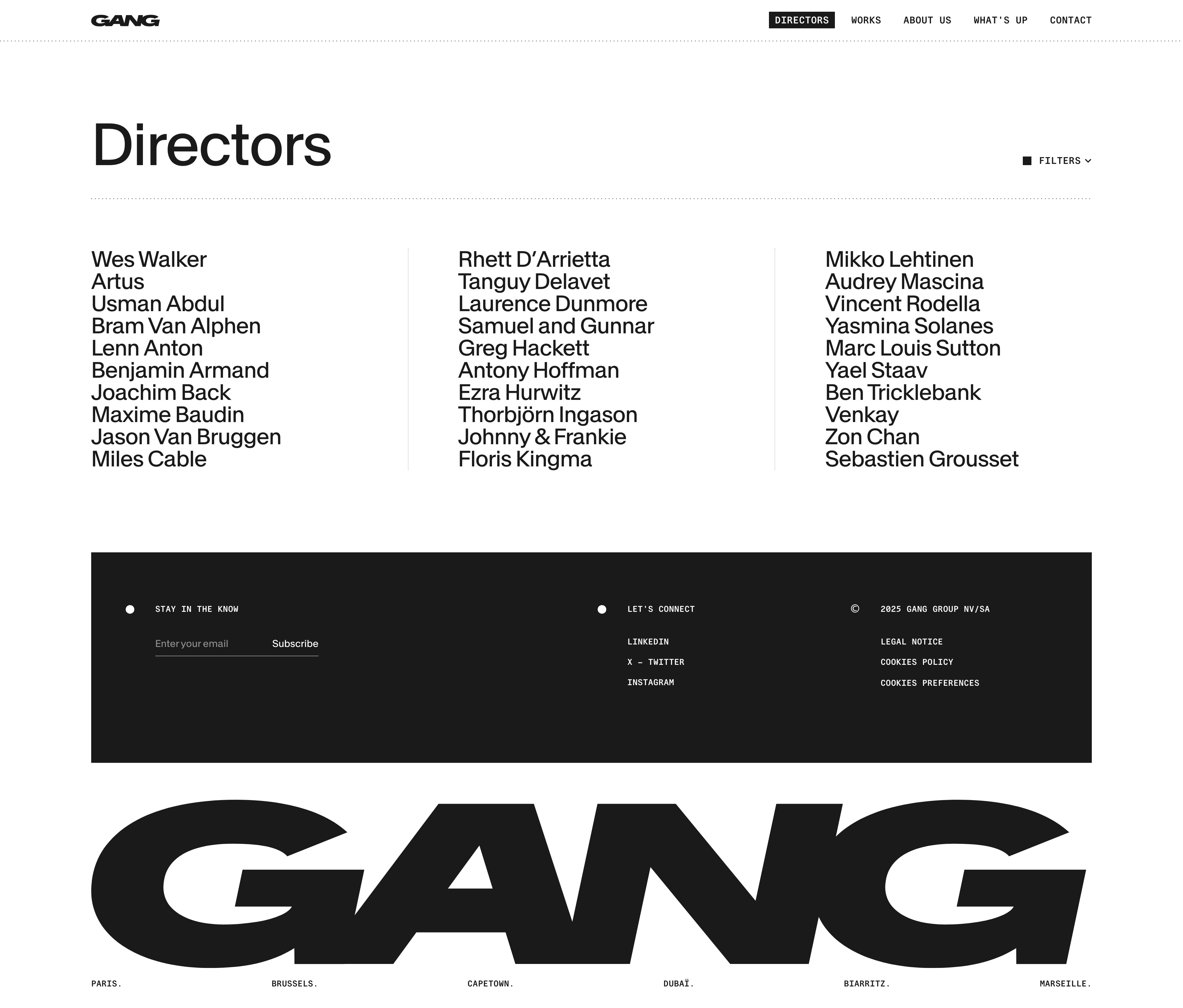 Gang - Directors Example