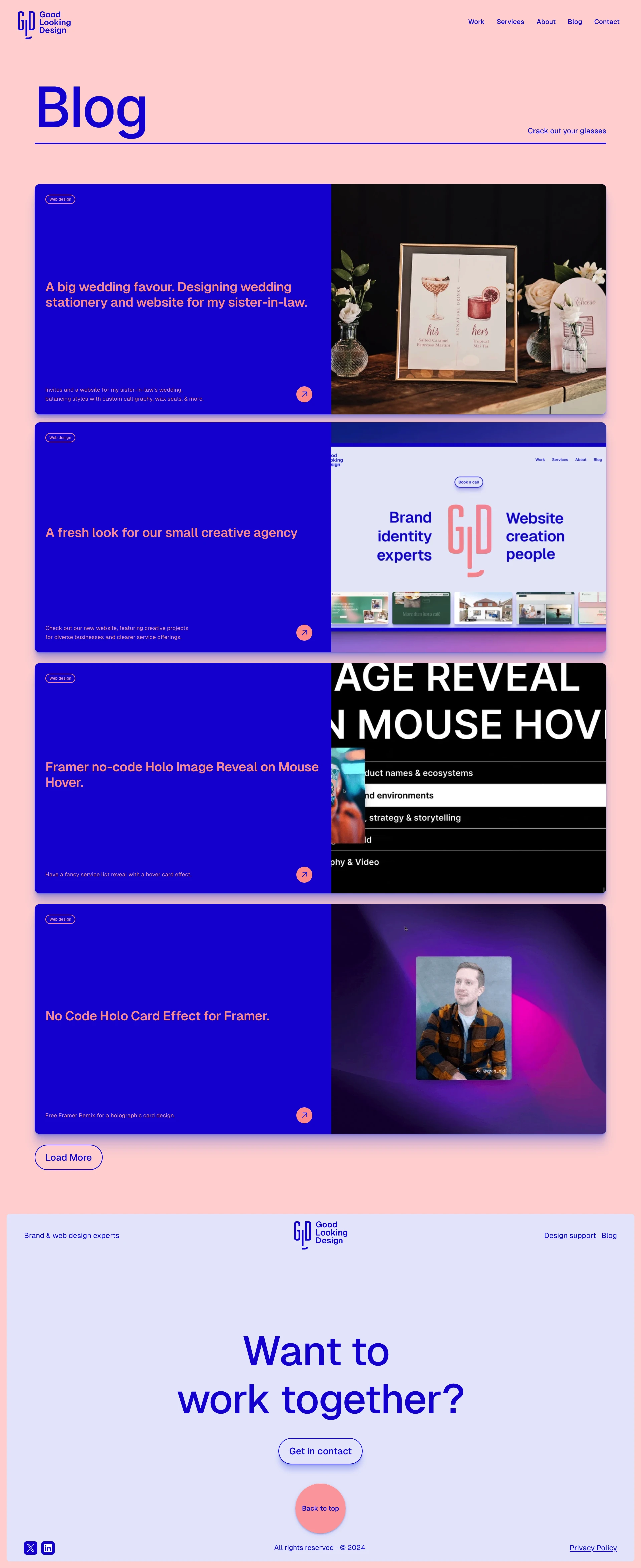Good Looking Design website design - Lapa Ninja