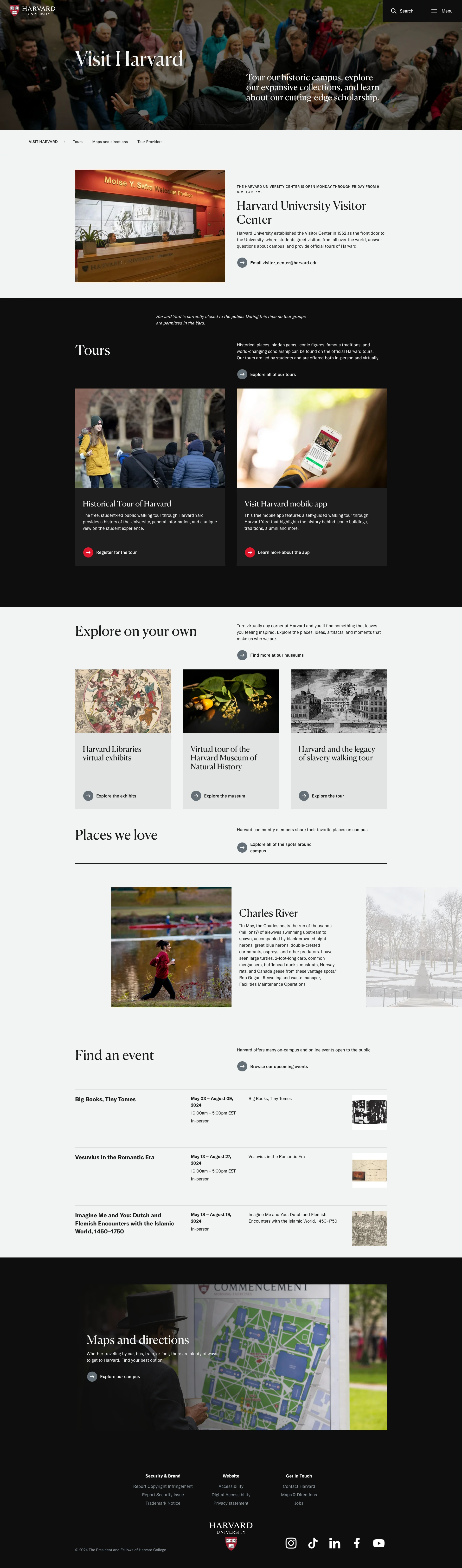 Harvard University Landing Page Example: Harvard University is devoted to excellence in teaching, learning, and research, and to developing leaders who make a difference globally.